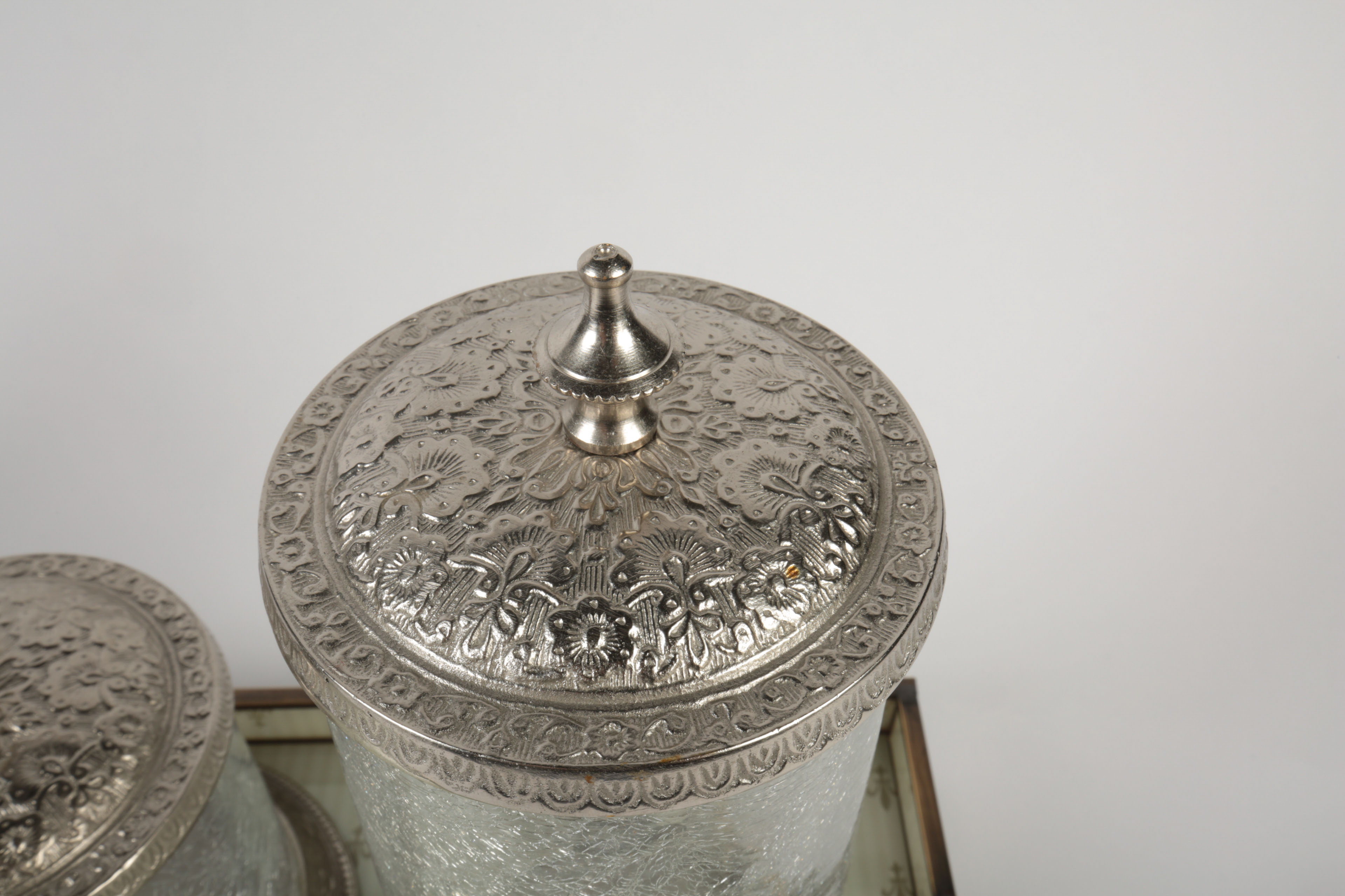 Group of Glass Decor and Accessories