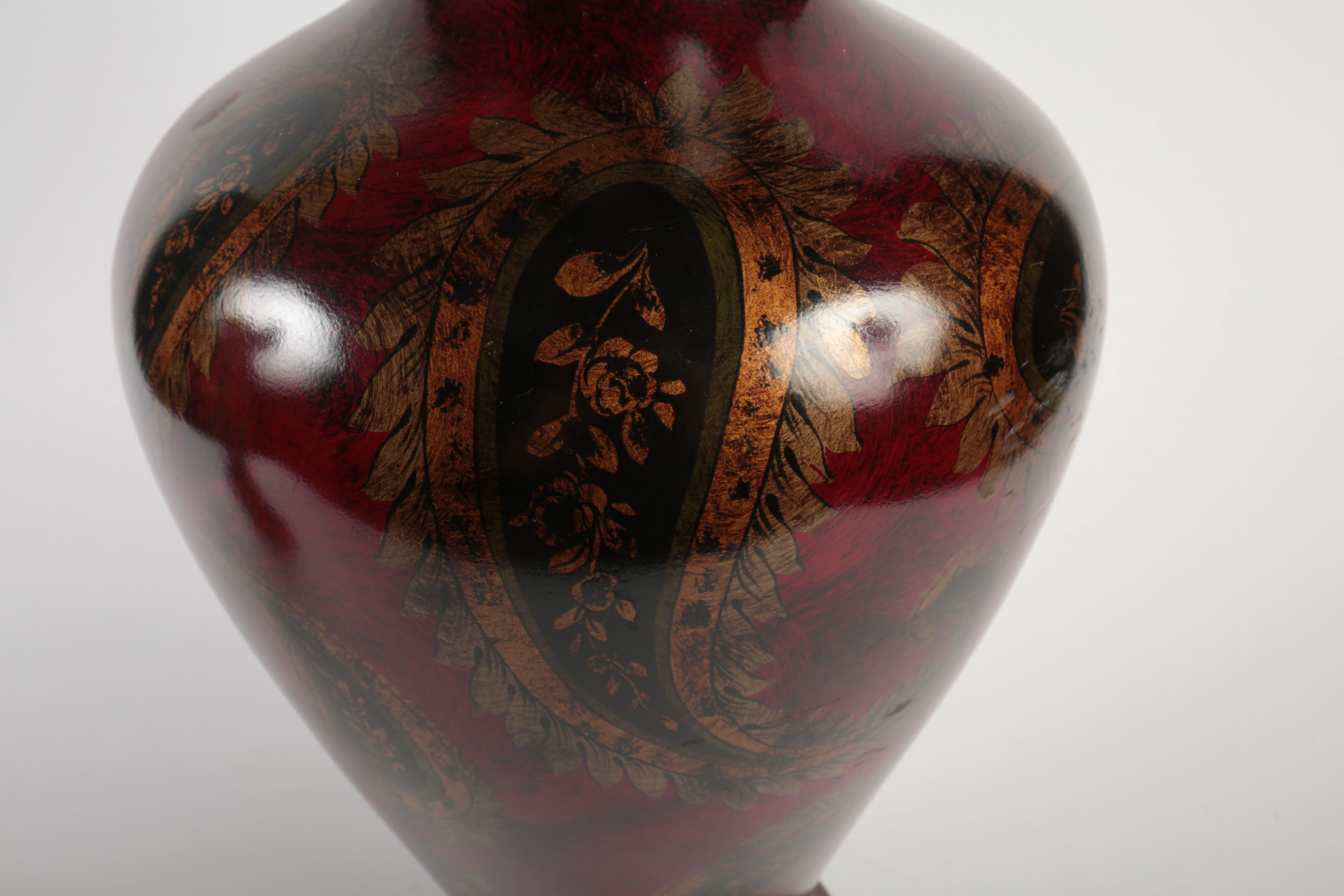 Red and Gold Colored Decor and Accessories