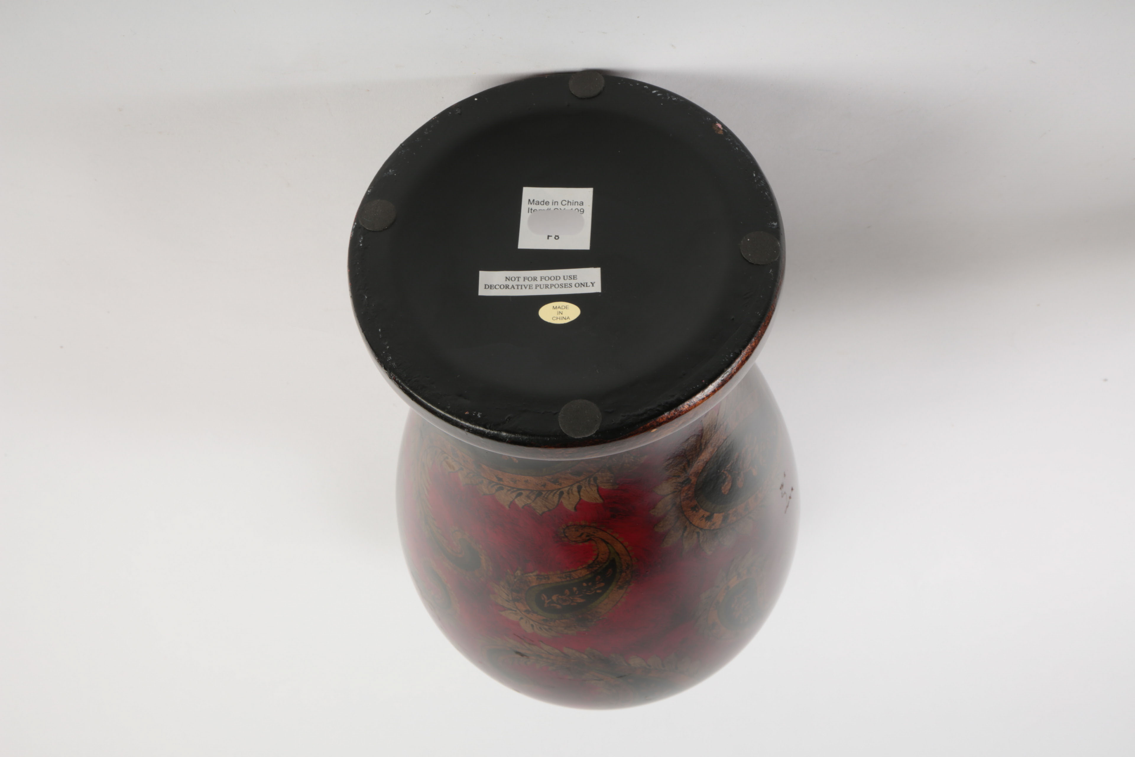 Red and Gold Colored Decor and Accessories