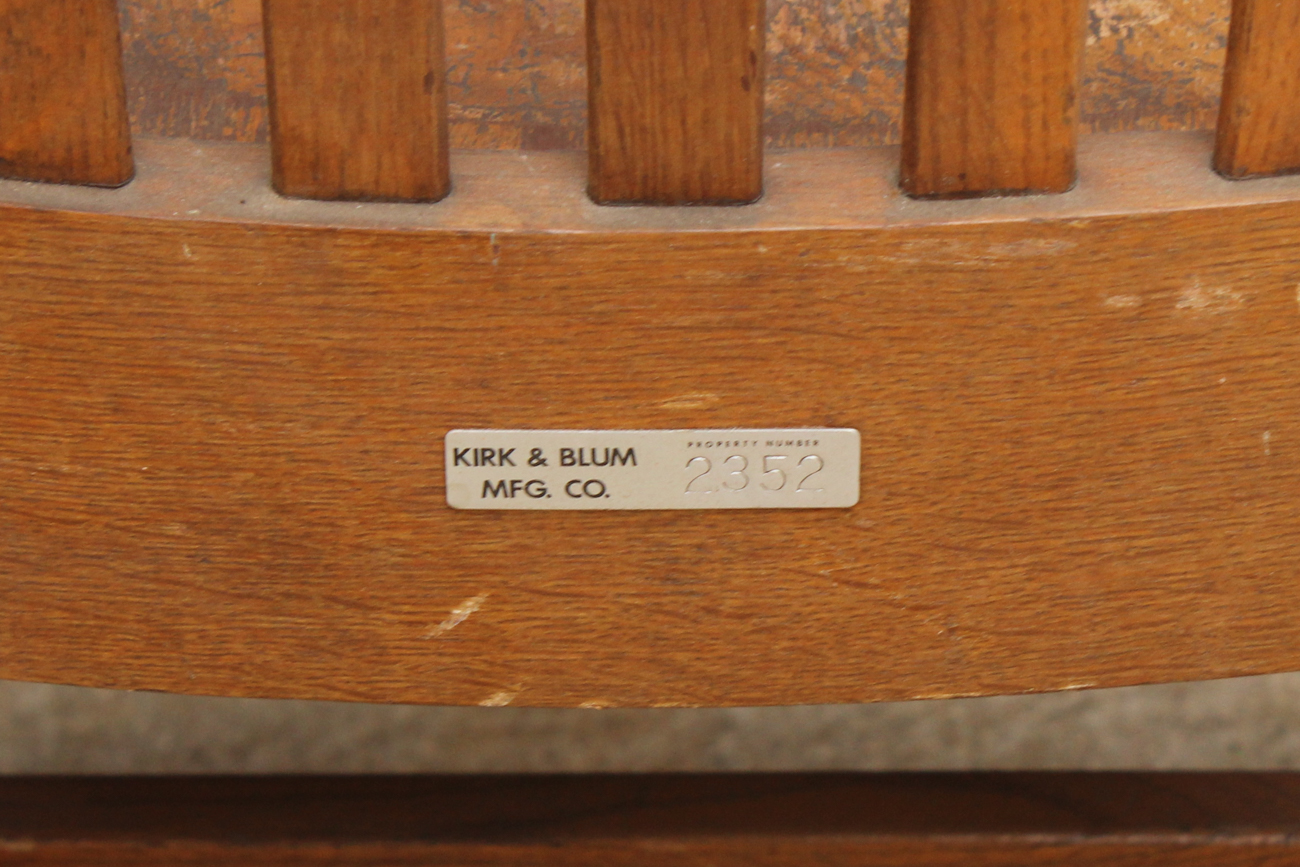 Set of Four 1930s Office Chairs