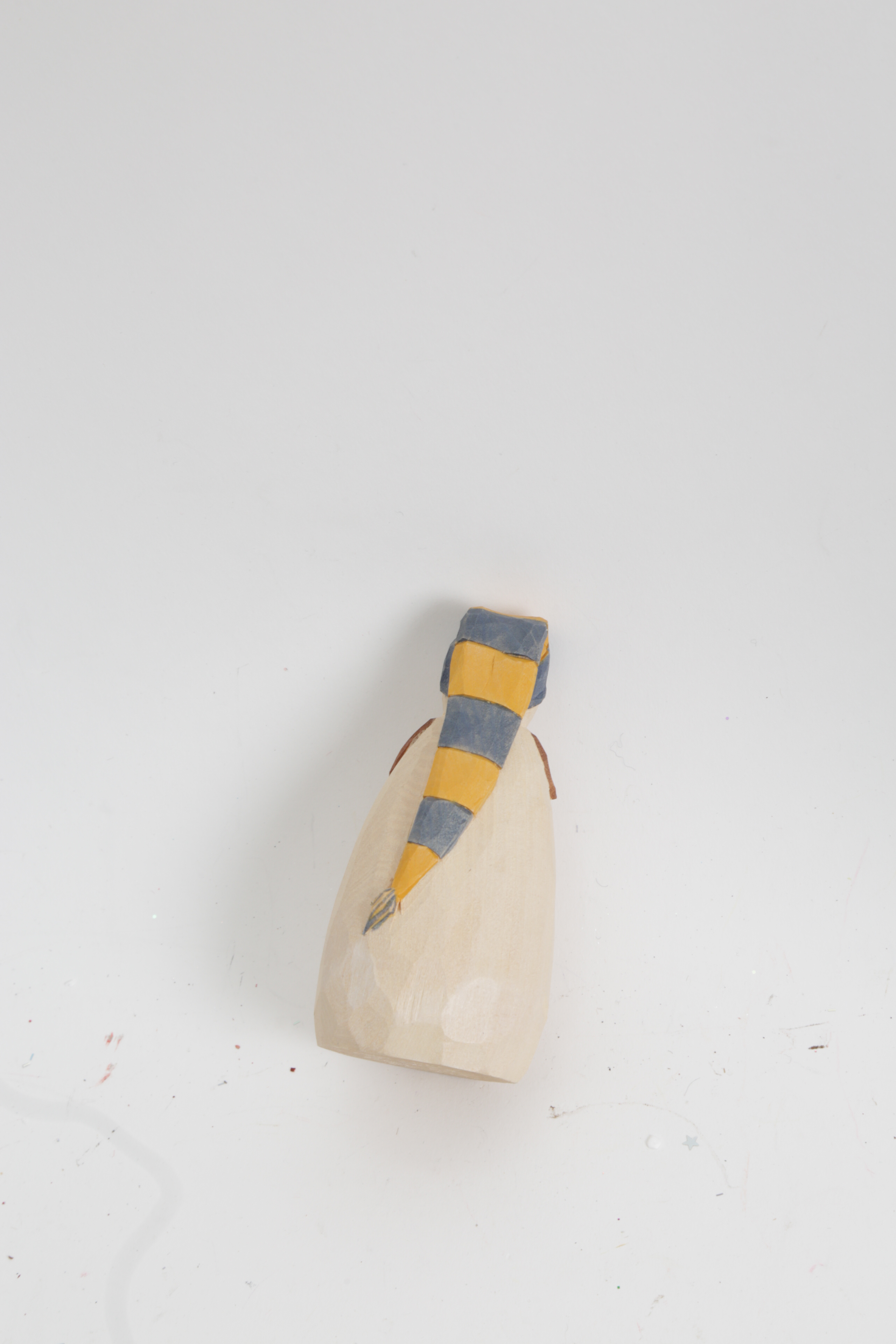 Assortment of Hand Painted Wood Santa and Snowman Carvings