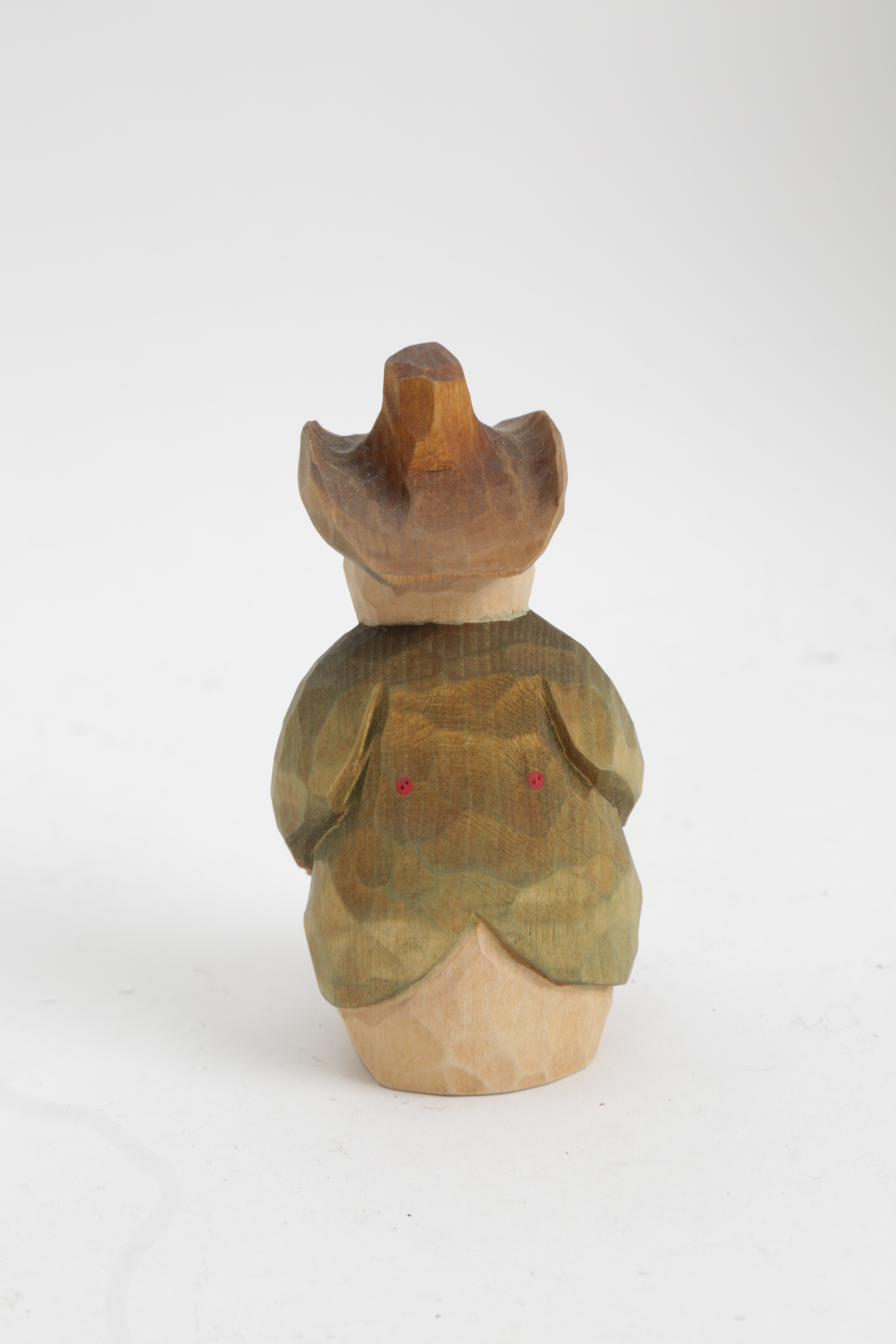 Assortment of Hand Painted Wood Santa and Snowman Carvings