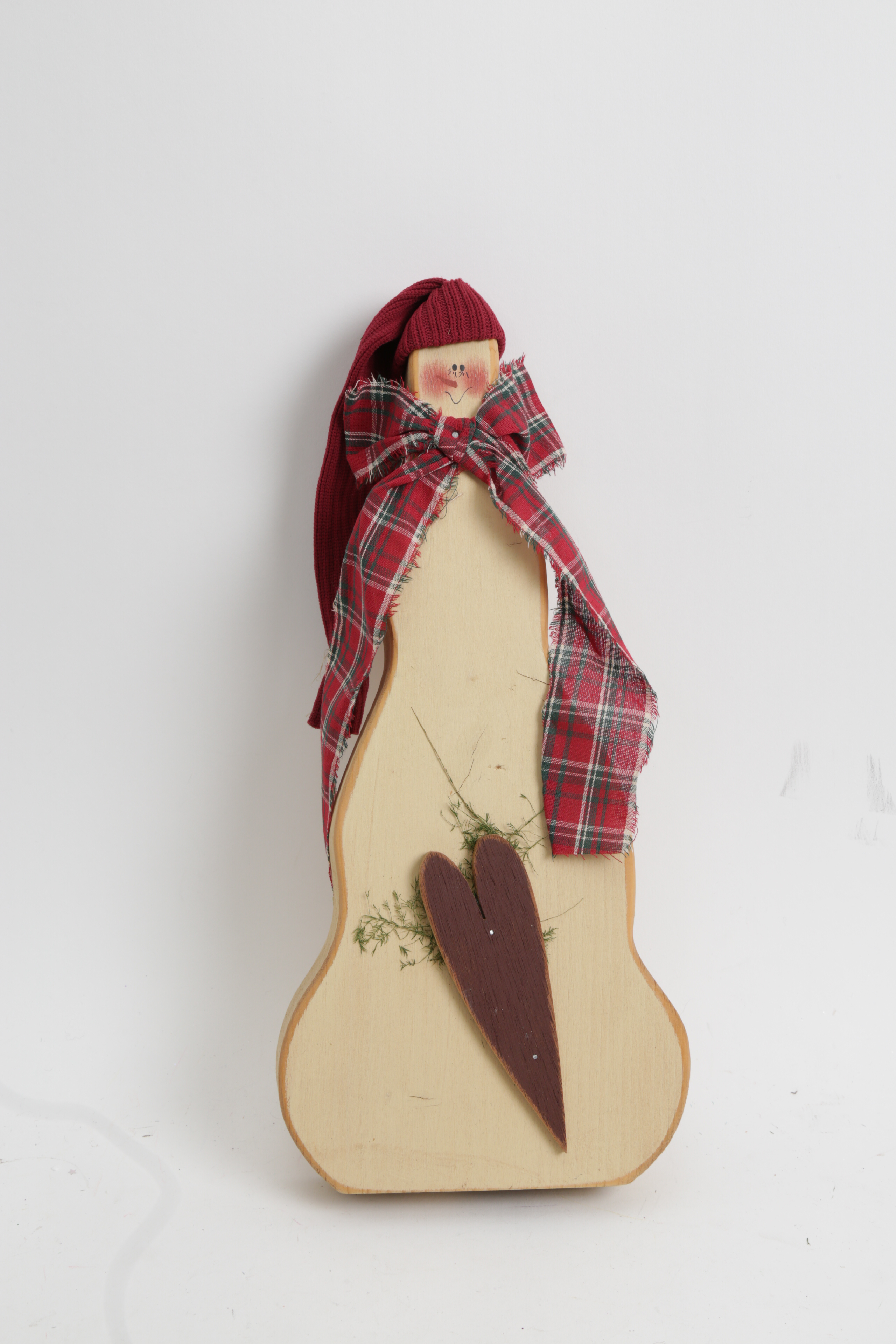 Assortment of Hand Painted Wood Santa and Snowman Carvings