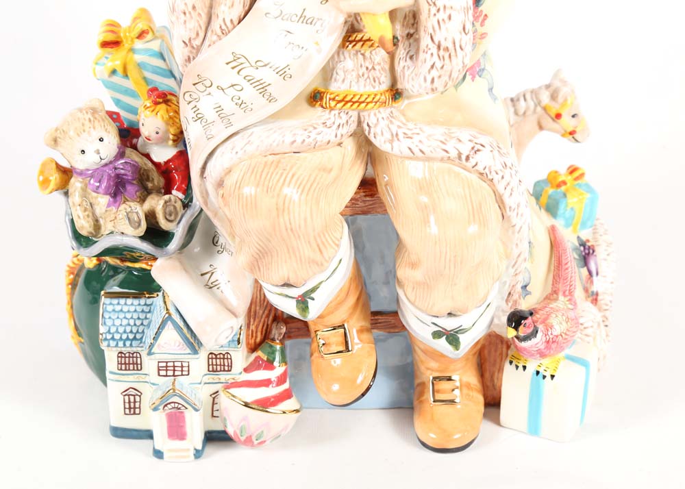 Waterford Holiday Heirloom "Georgian Santa" Cookie Jar