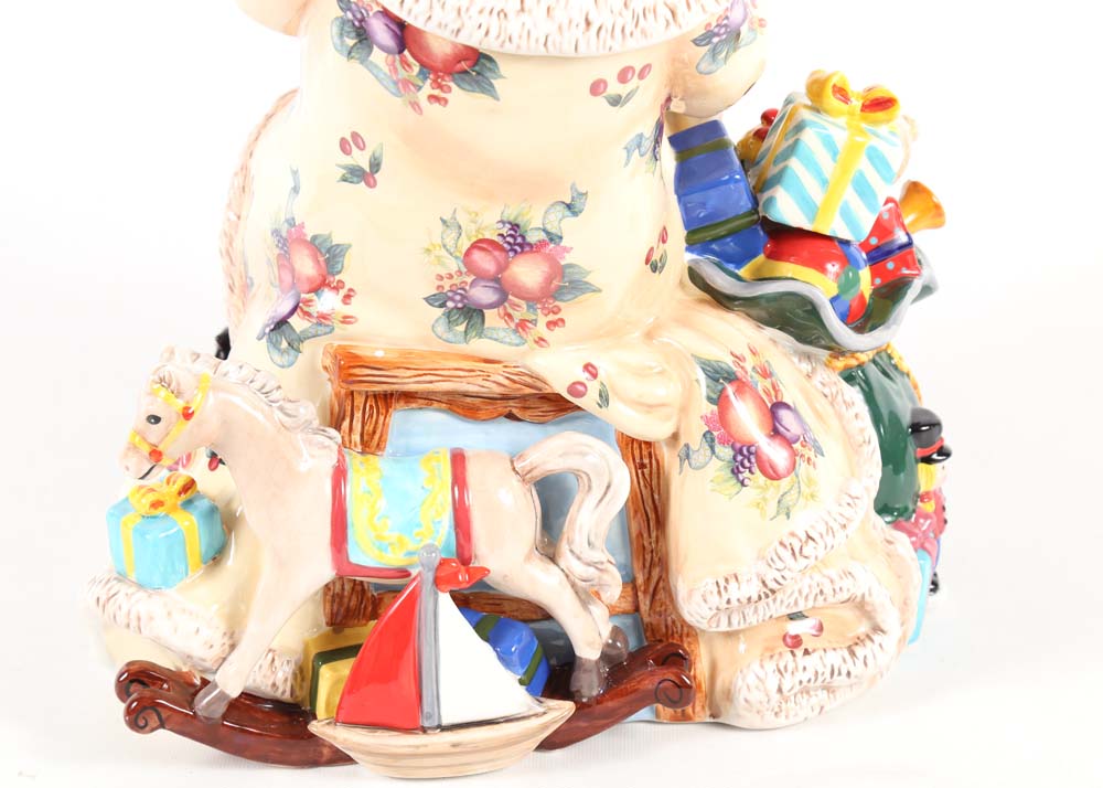 Waterford Holiday Heirloom "Georgian Santa" Cookie Jar