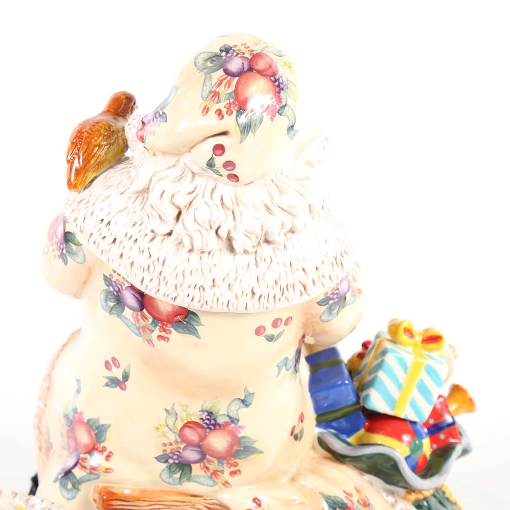 Waterford Holiday Heirloom "Georgian Santa" Cookie Jar