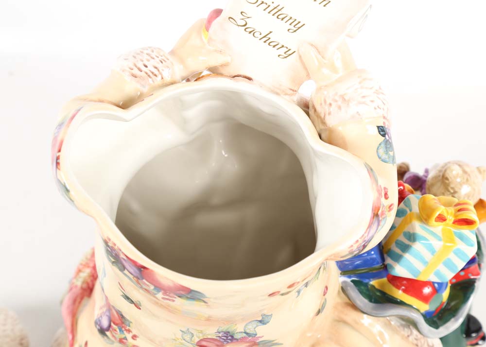 Waterford Holiday Heirloom "Georgian Santa" Cookie Jar