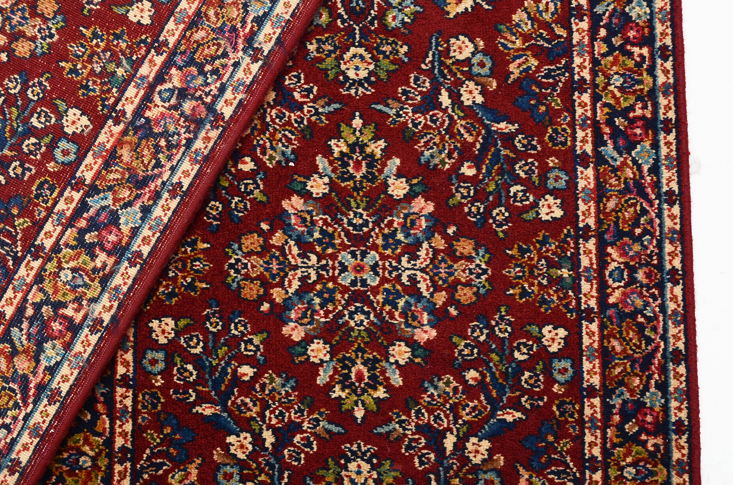 Power Loomed Sarouk-Style Carpet Runner