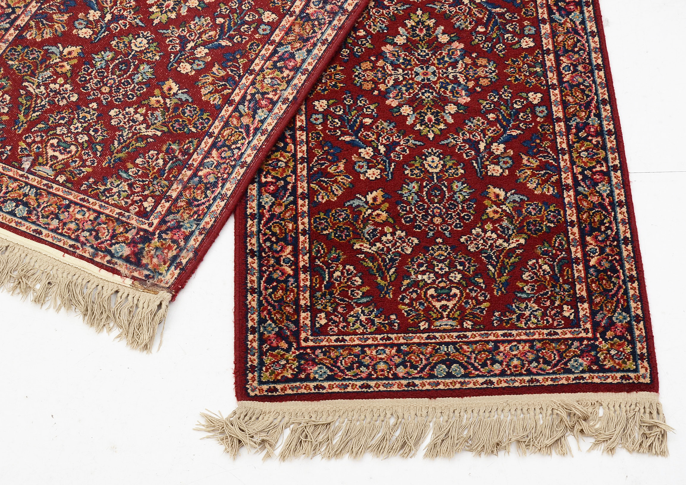 Power Loomed Sarouk-Style Carpet Runner