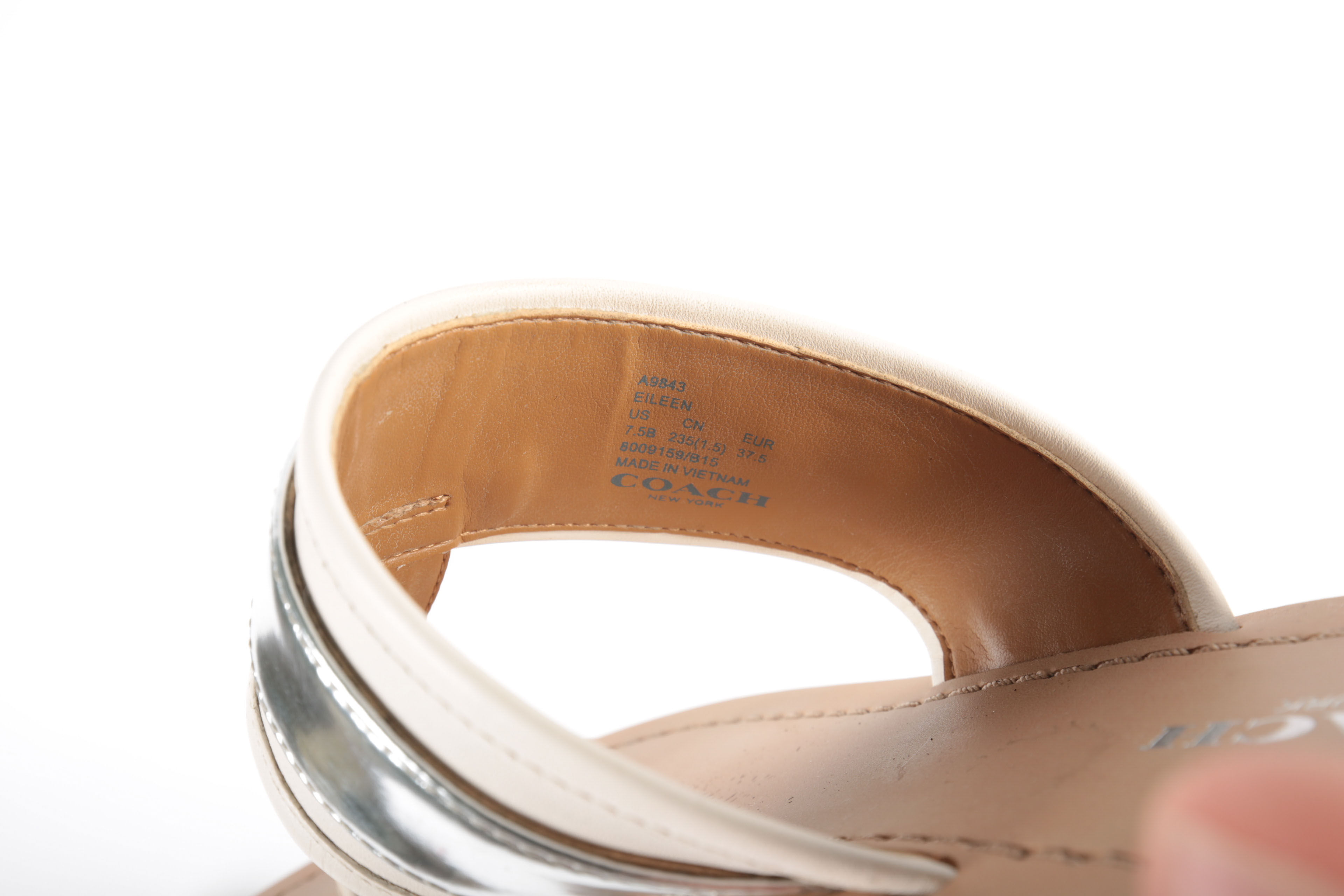 Kate Spade and Coach Sandals