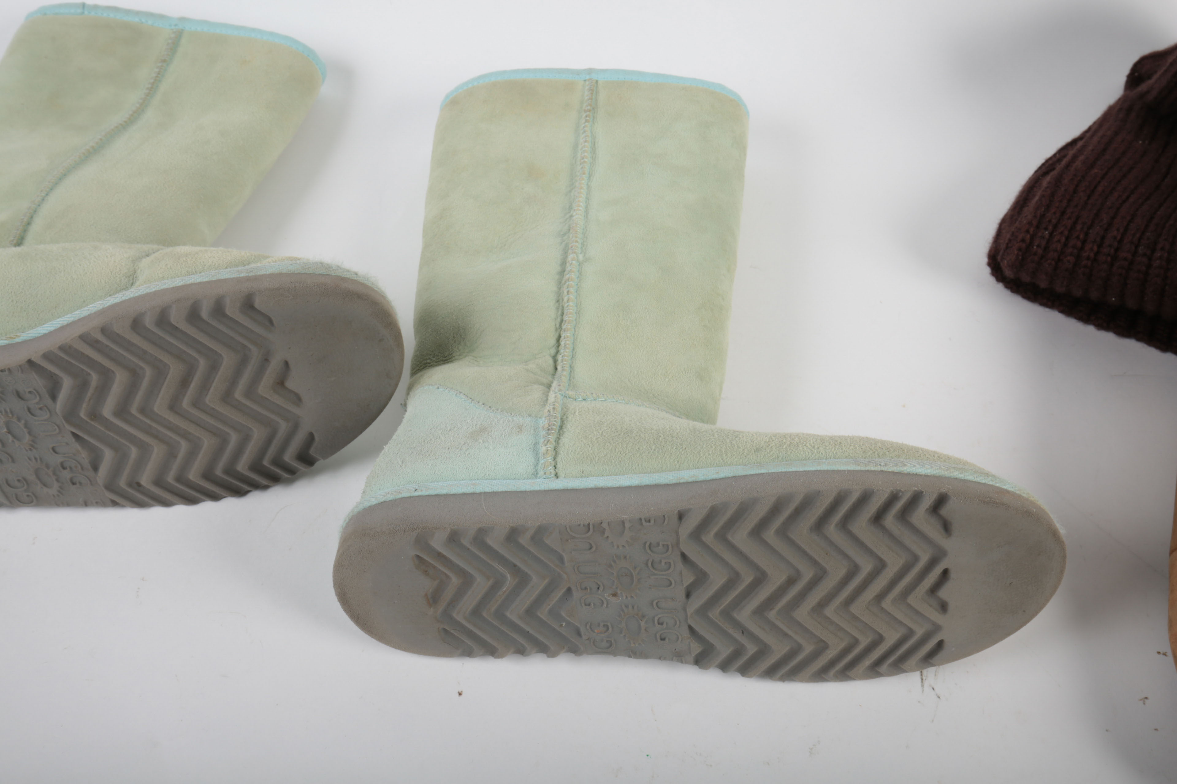 Three Pairs of UGG Shoes and Boots