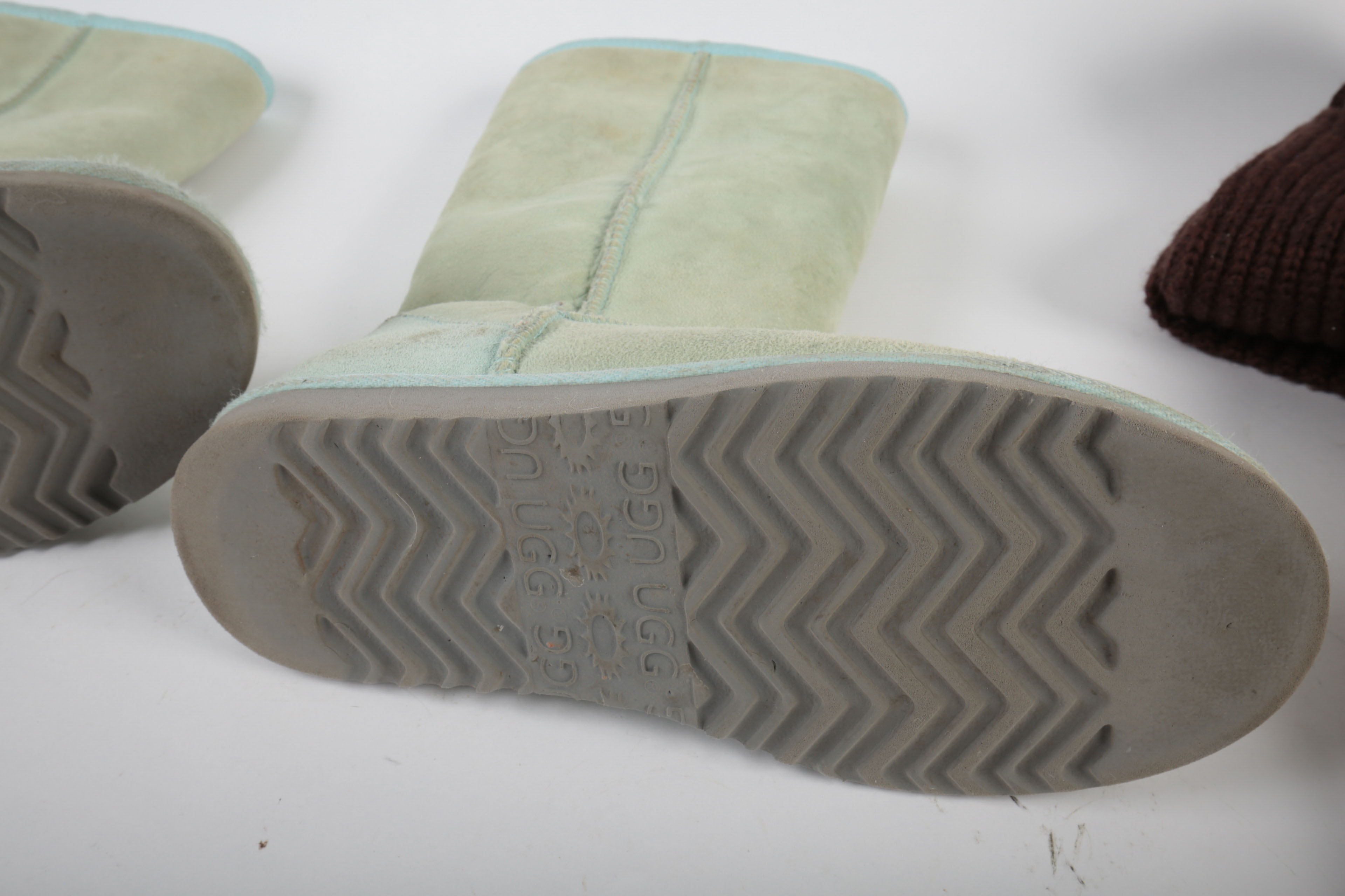 Three Pairs of UGG Shoes and Boots