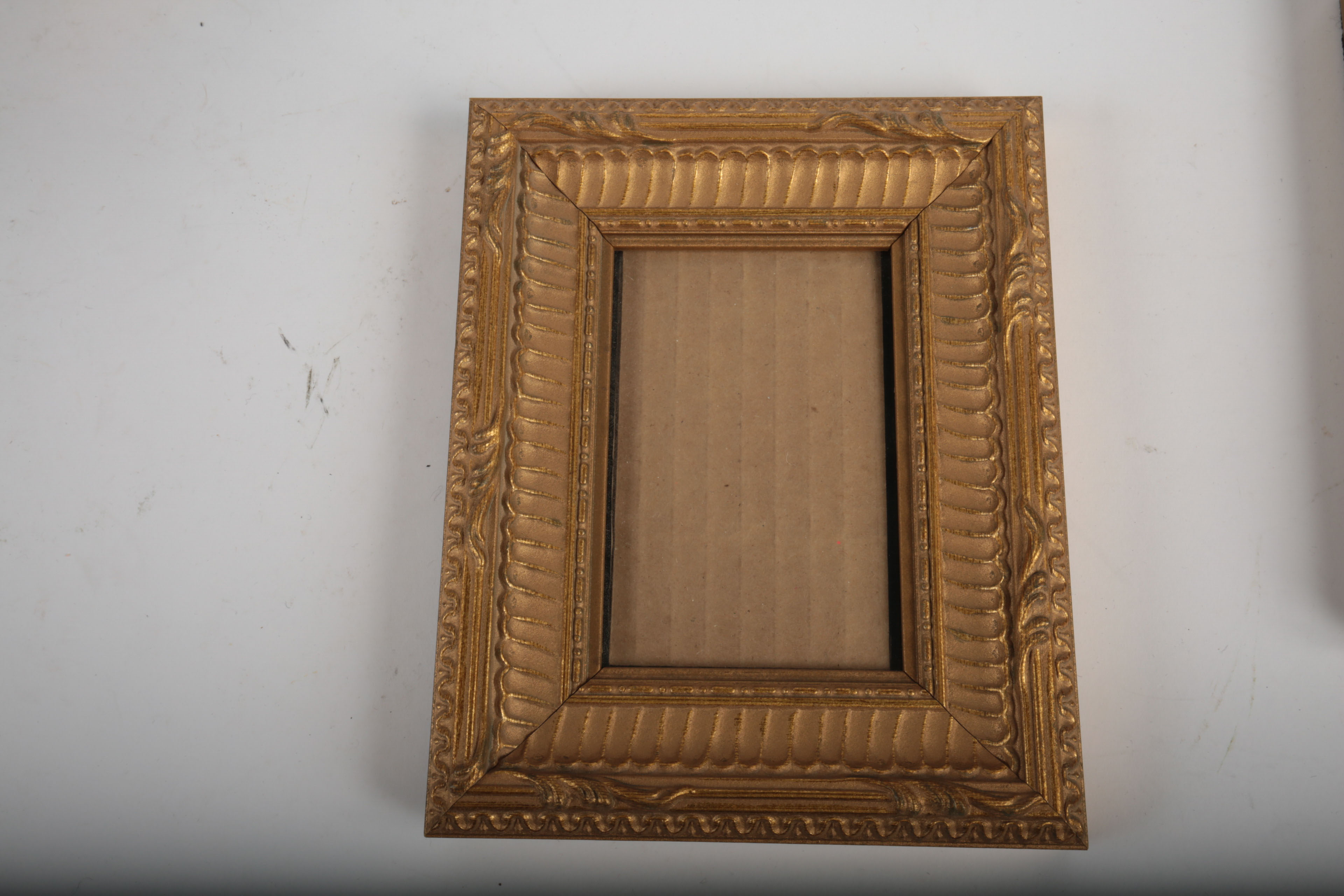 Generous Assortment of Gold Tone Picture Frames