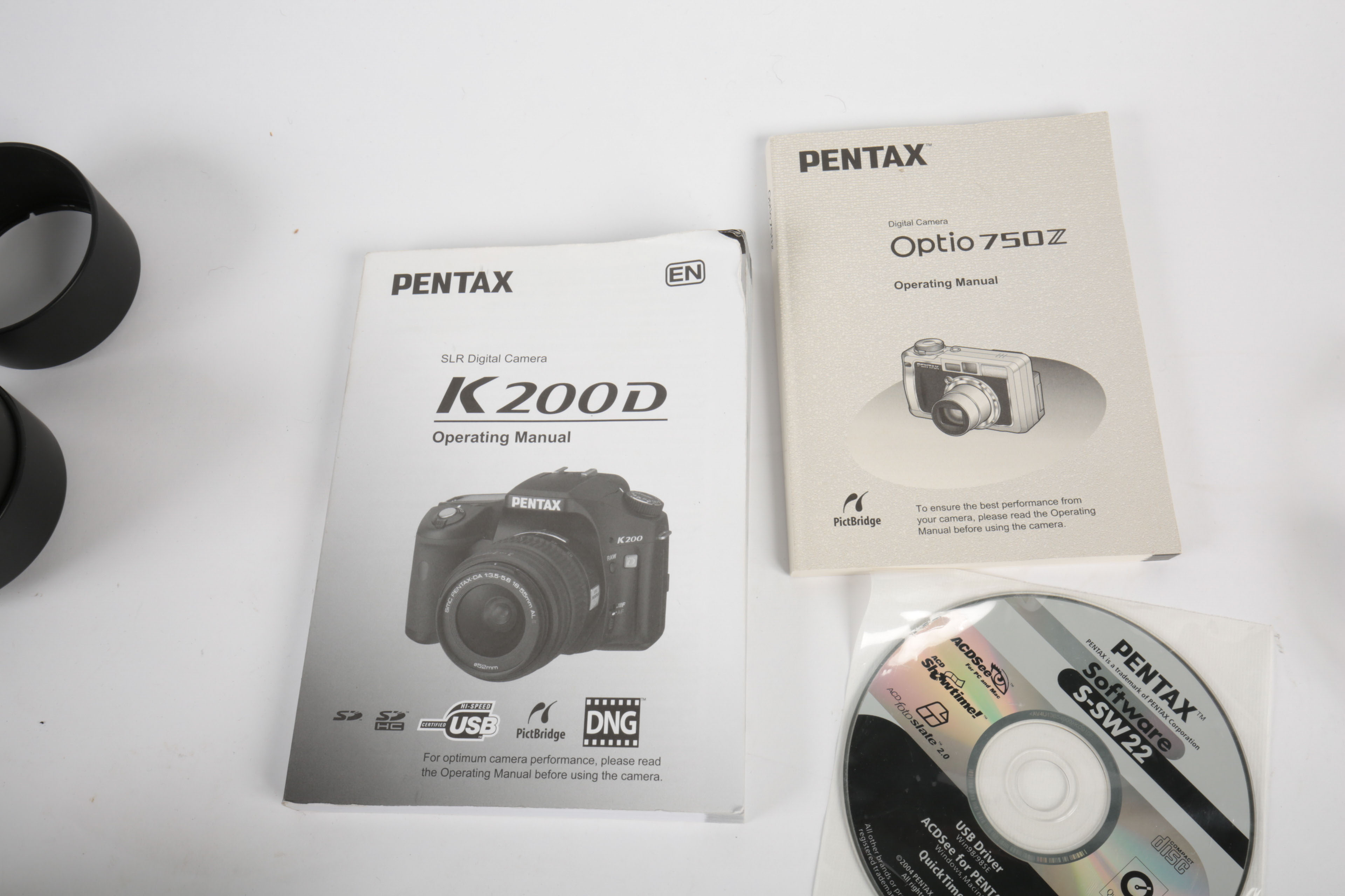 Two Pentax Cameras and Accessories