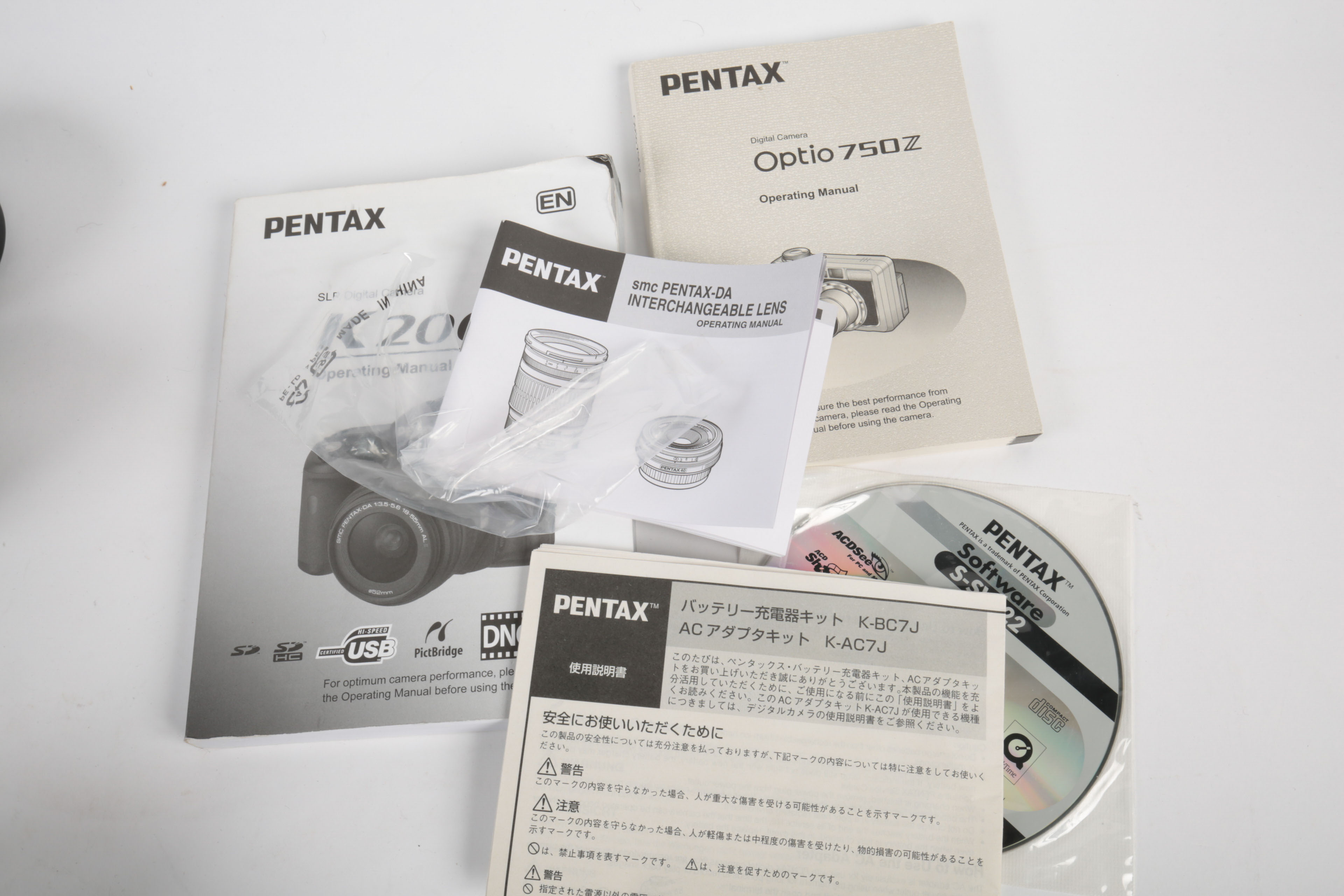 Two Pentax Cameras and Accessories