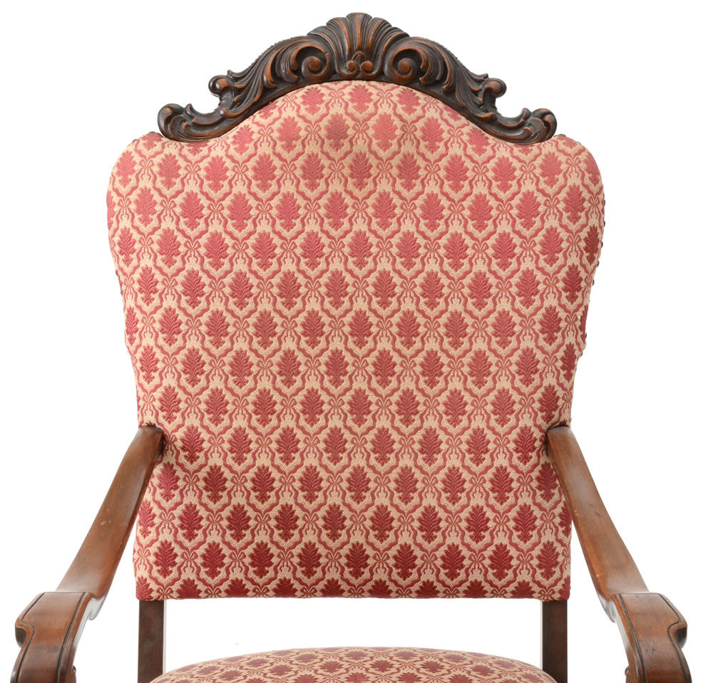 Armchair with Carved Crest