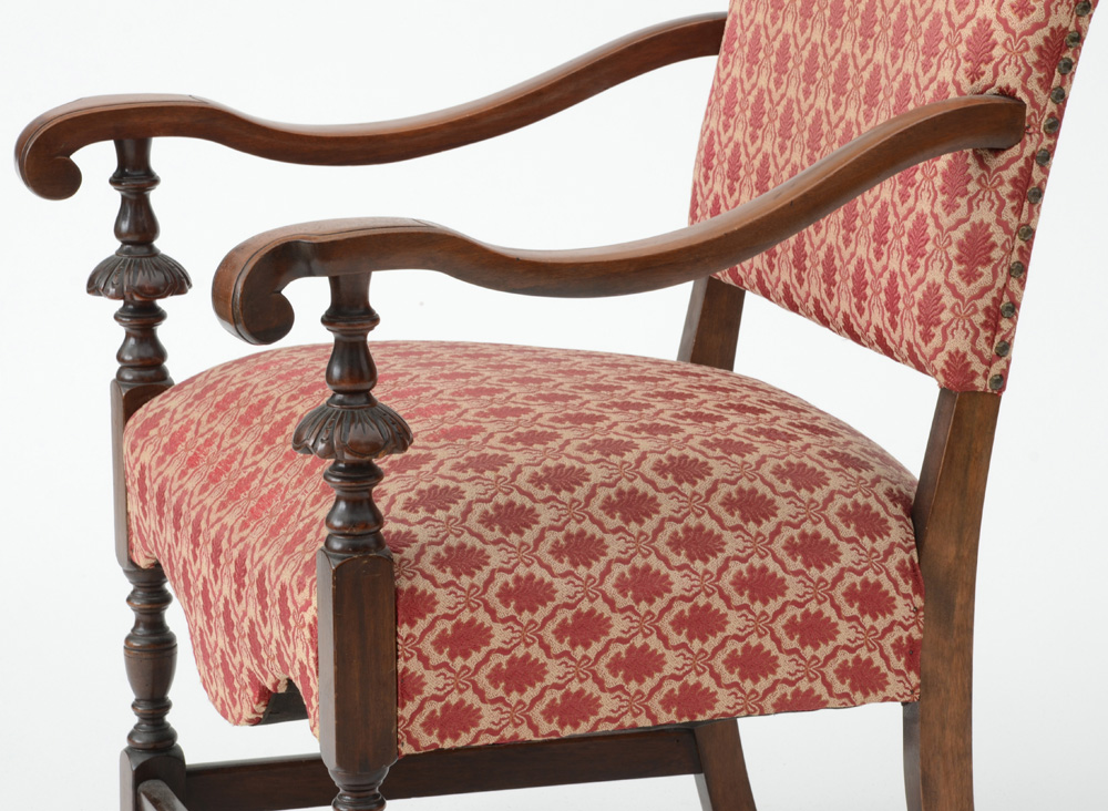 Armchair with Carved Crest