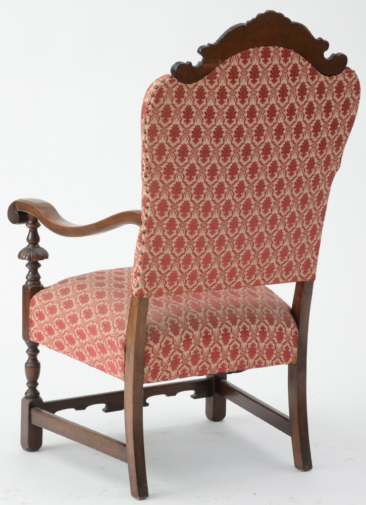 Armchair with Carved Crest