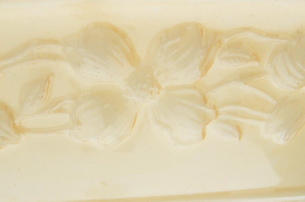 Mid-Century Brass and Glass Floor Lamp