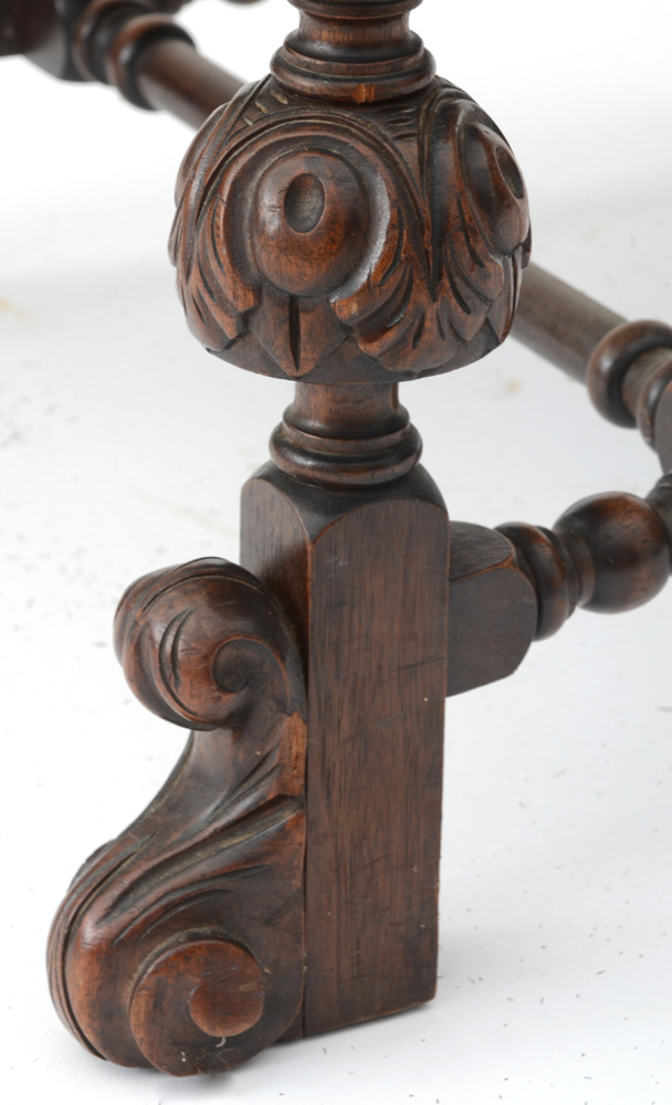 Pair of Hand-carved Walnut Chairs