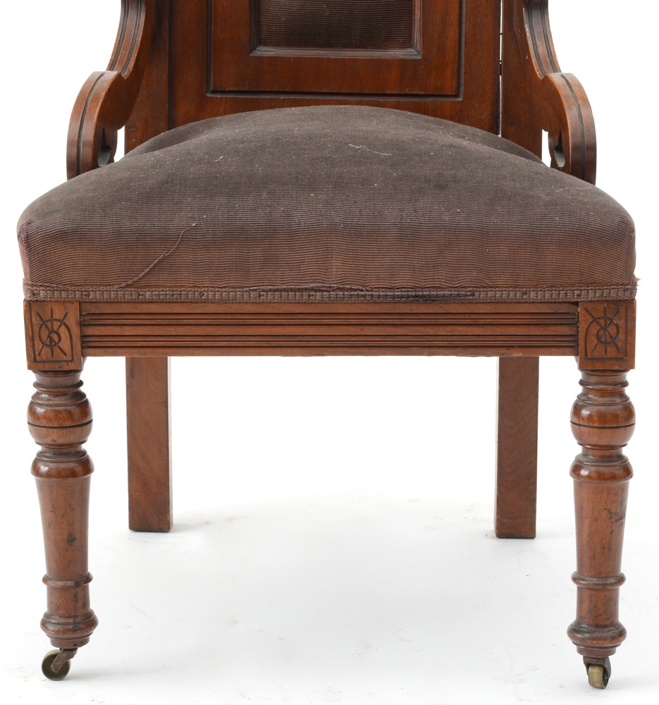High-Backed Gothic Chair