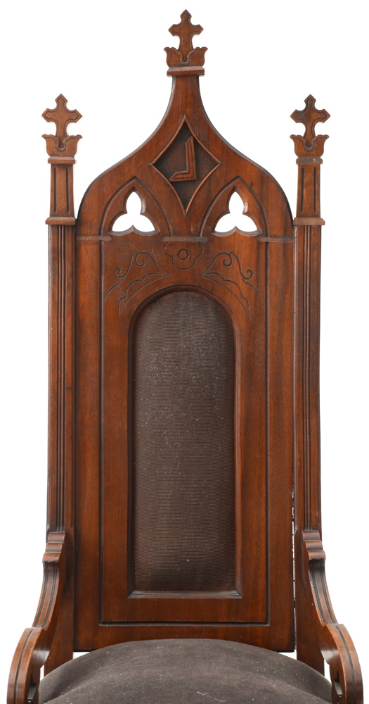 High-Backed Gothic Chair