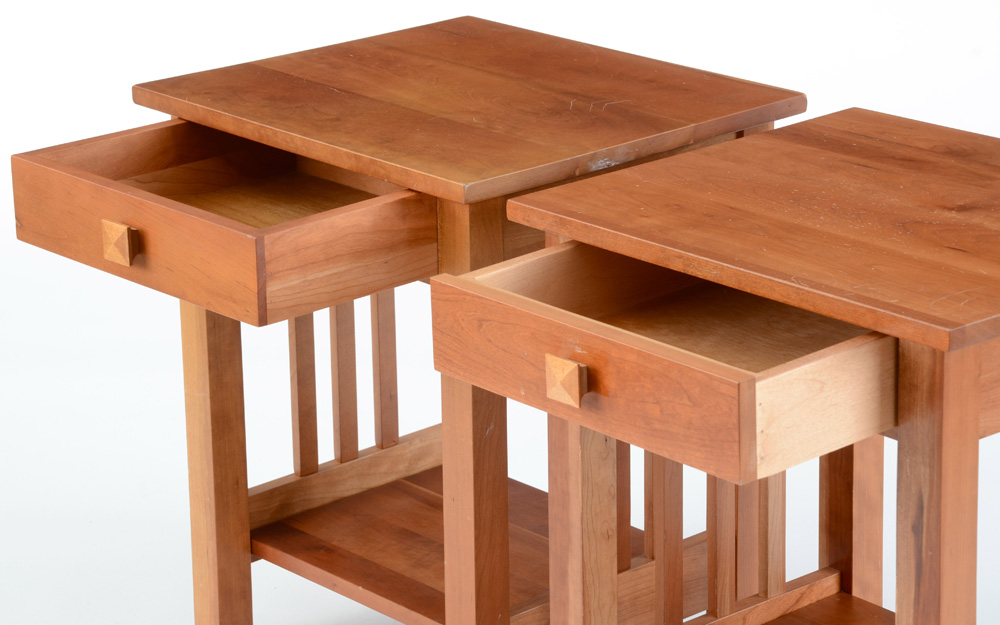 Pair of Vernon American Mission Nightstands