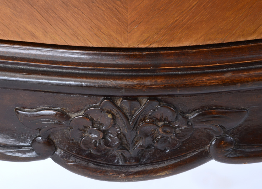 Pair of White Onyx Top Nightstands