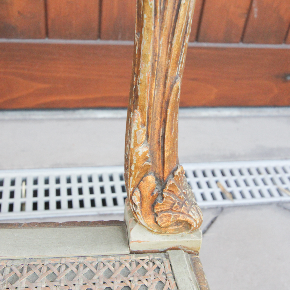 Pair of Vintage Louis XVI Style Parlor Chairs