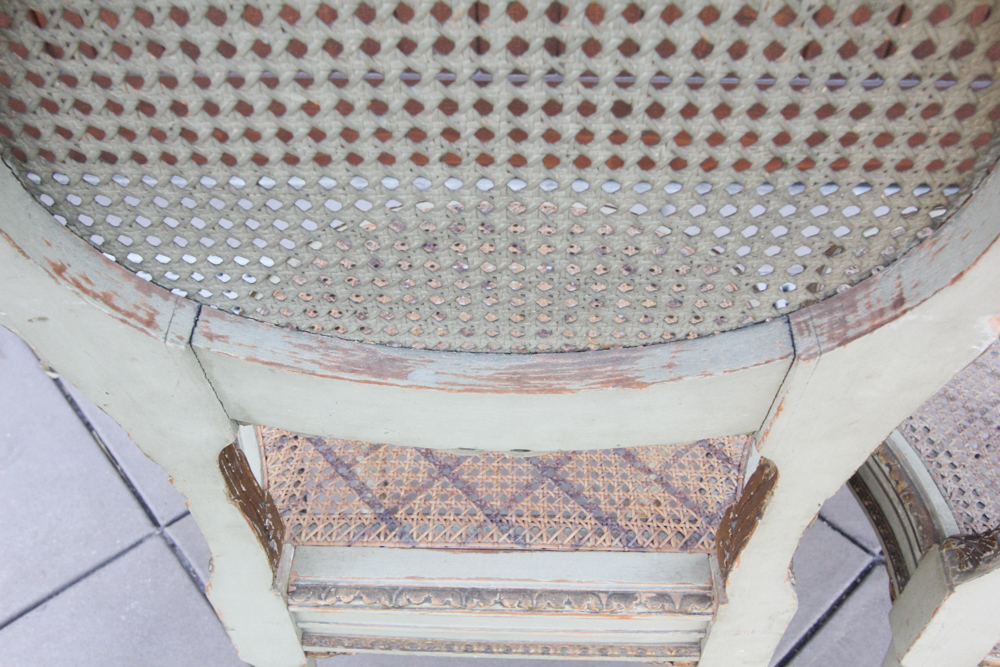 Pair of Vintage Louis XVI Style Parlor Chairs