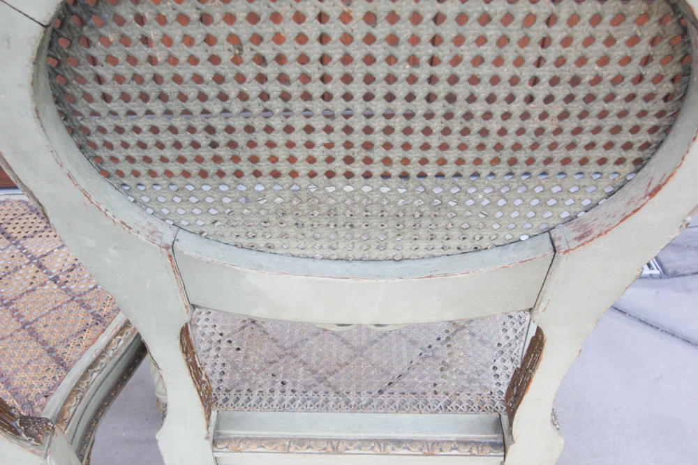 Pair of Vintage Louis XVI Style Parlor Chairs