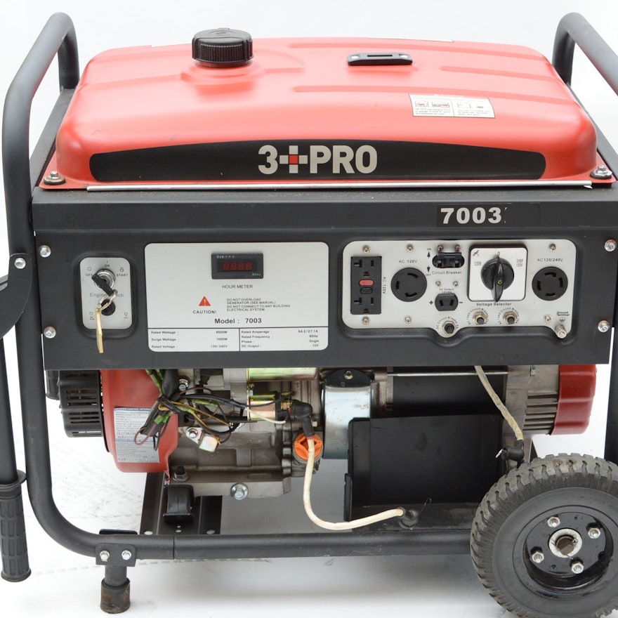 3 PRO 7000 Watt Gasoline Generator