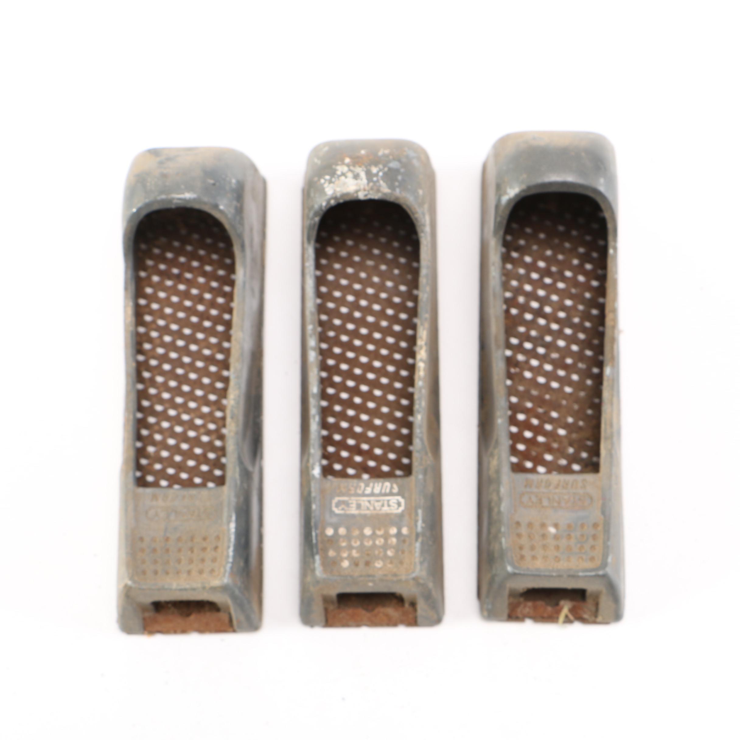 Collection of Stanley Surform Planers, Sanders, and Rasps