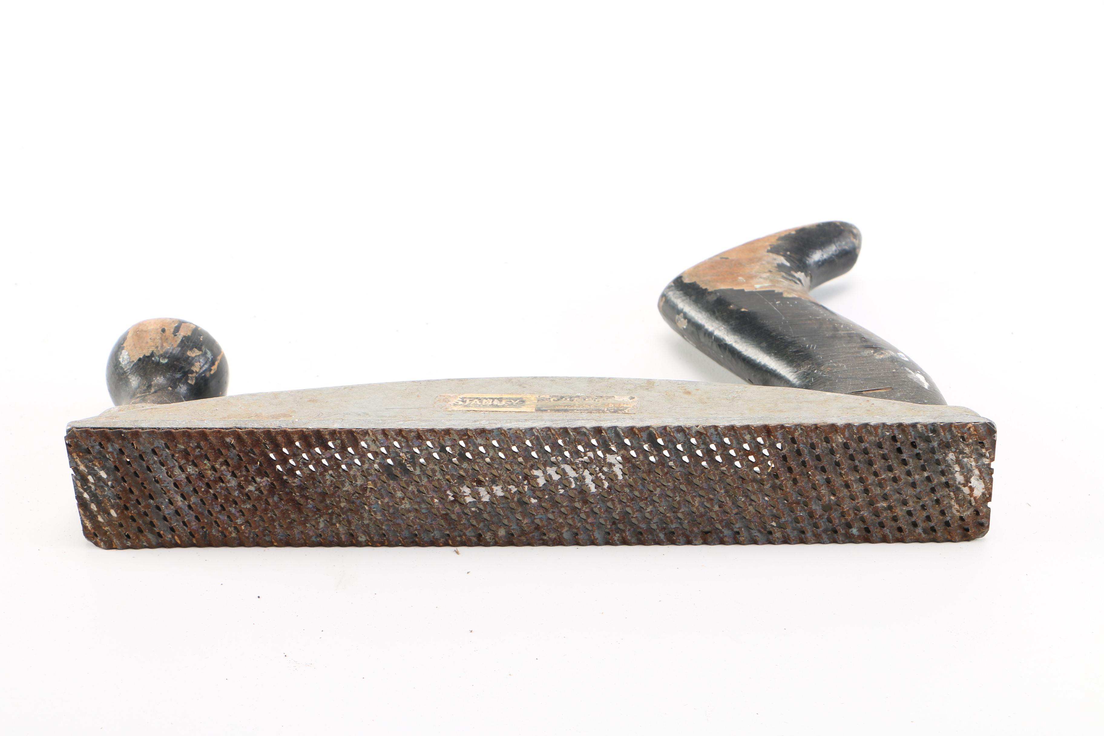 Collection of Stanley Surform Planers, Sanders, and Rasps