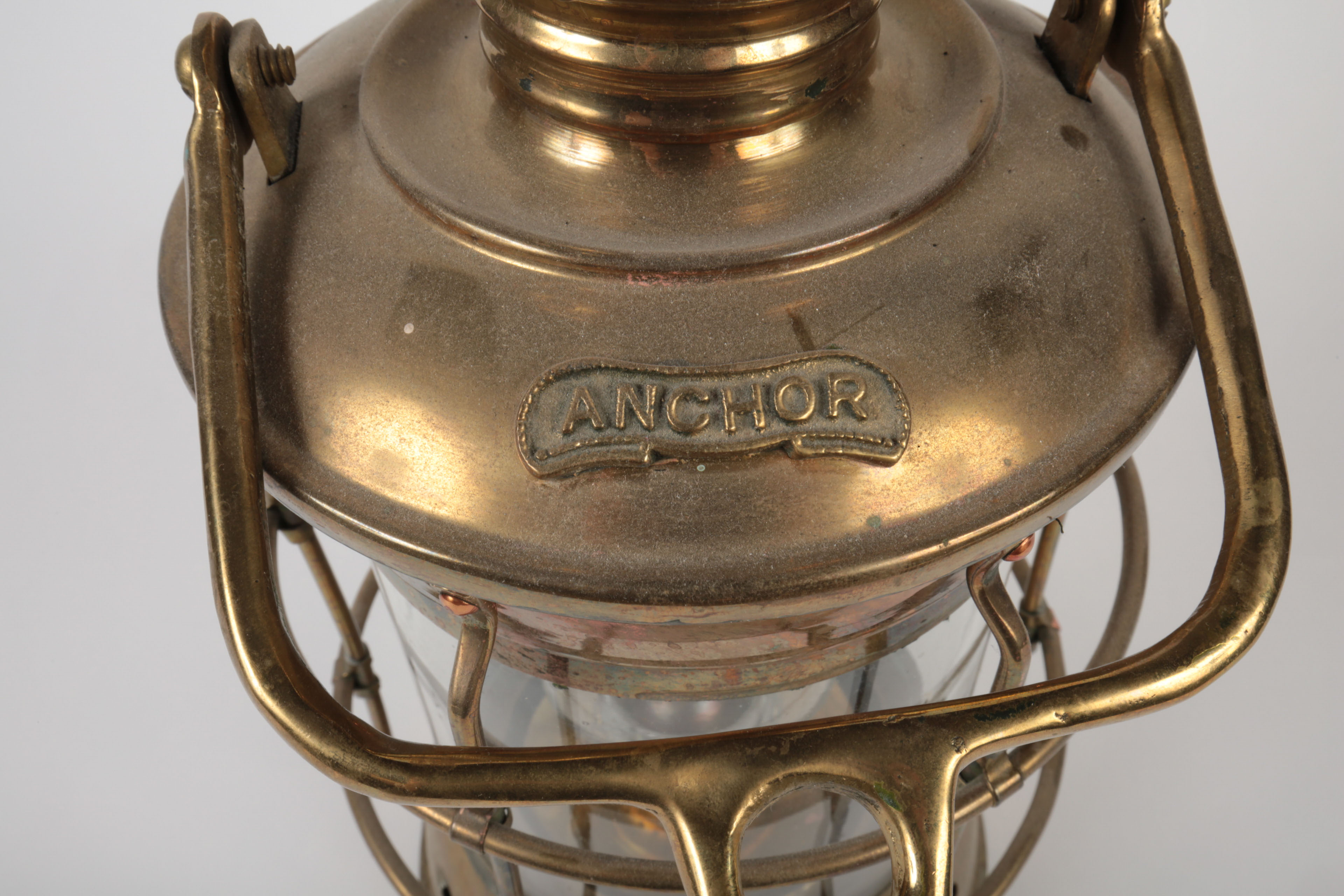 Vintage Brass Ship Lantern