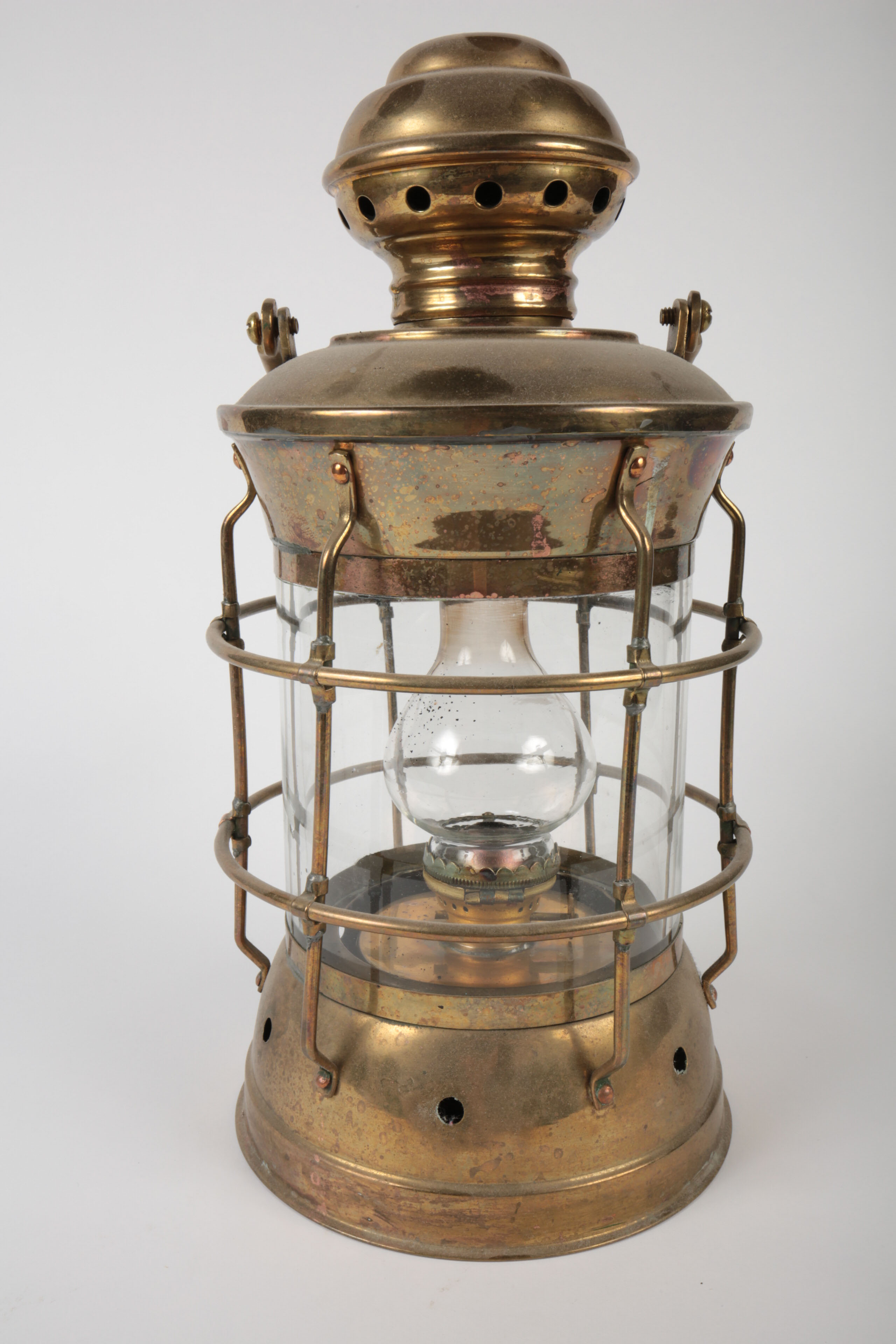 Vintage Brass Ship Lantern
