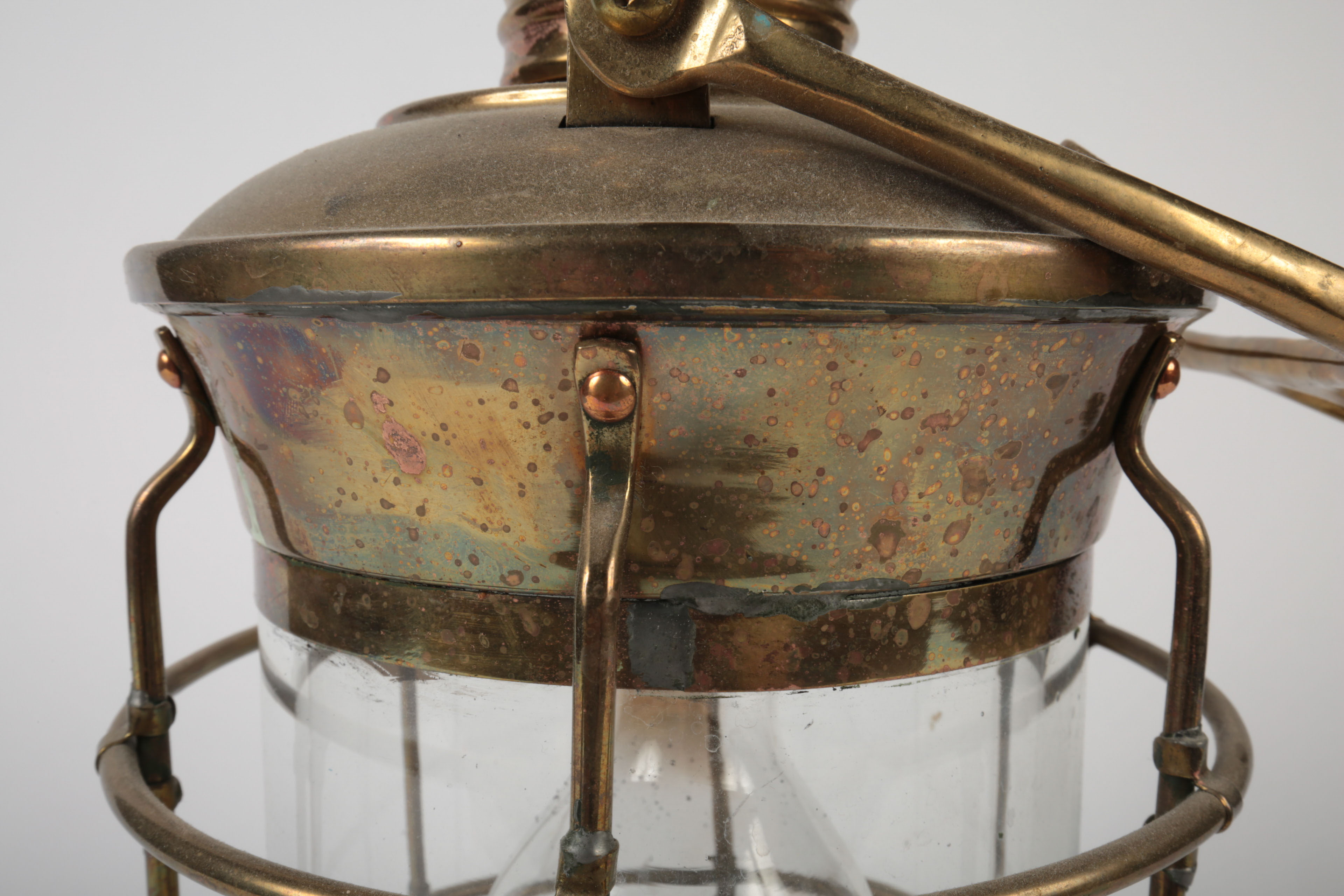 Vintage Brass Ship Lantern