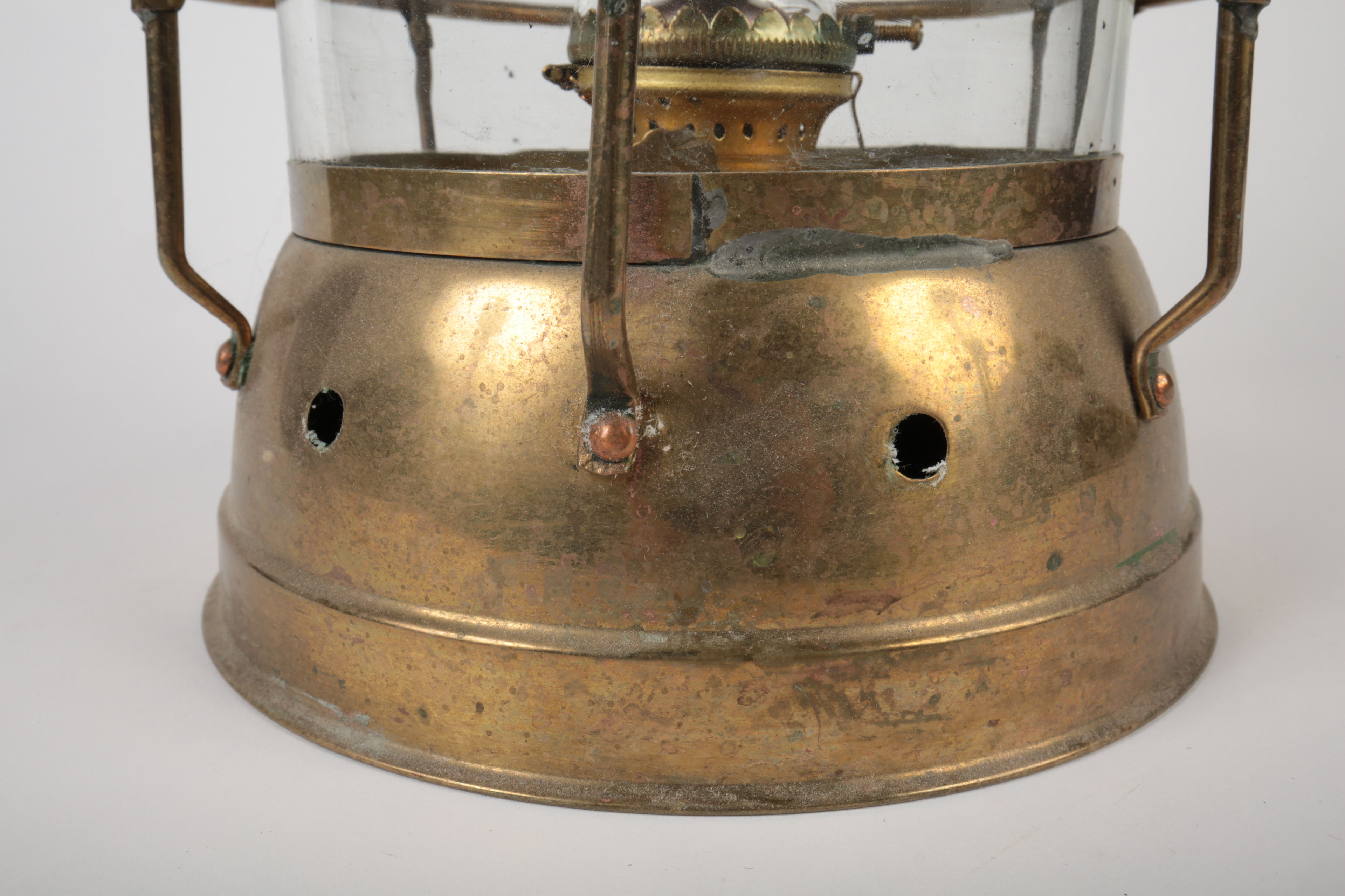 Vintage Brass Ship Lantern