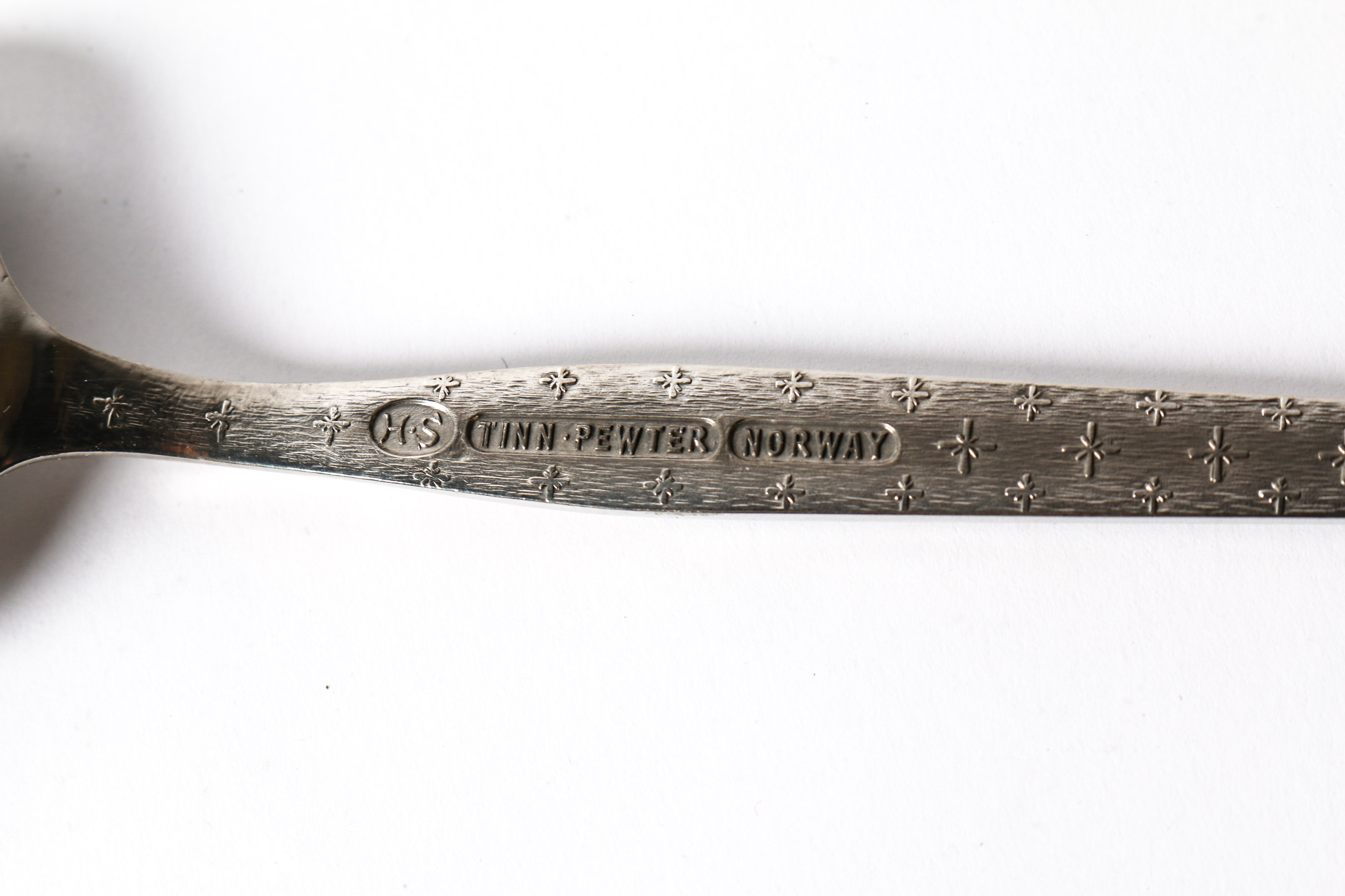 Collection of Hardanger Tinn Norwegian Pewter Pieces and Flatware