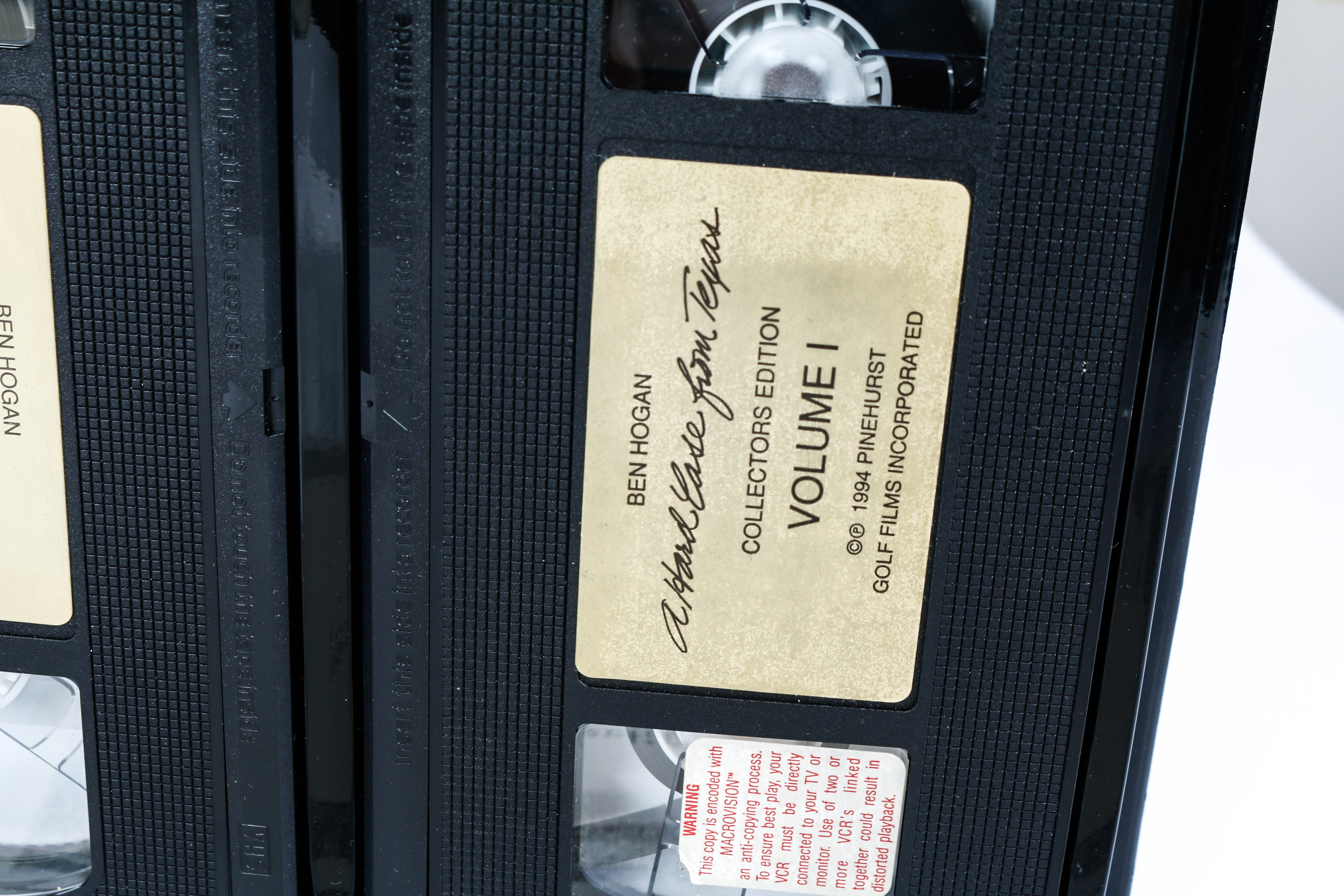 "A Hard Case from Texas" Ben Hogan Documentary on VHS