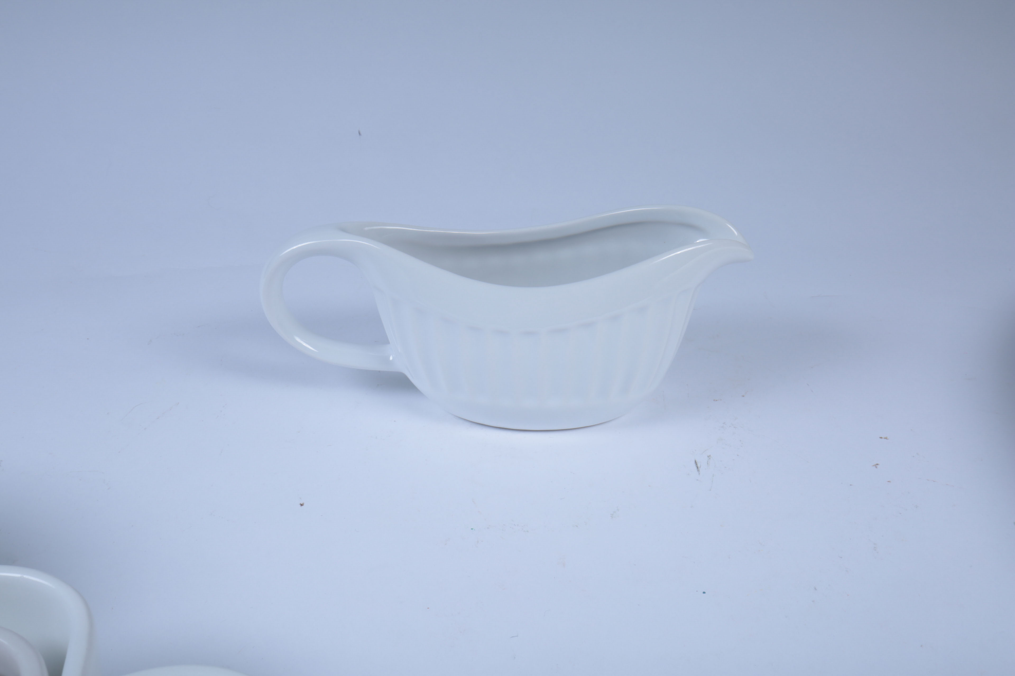 Collection of White Ceramic Serveware