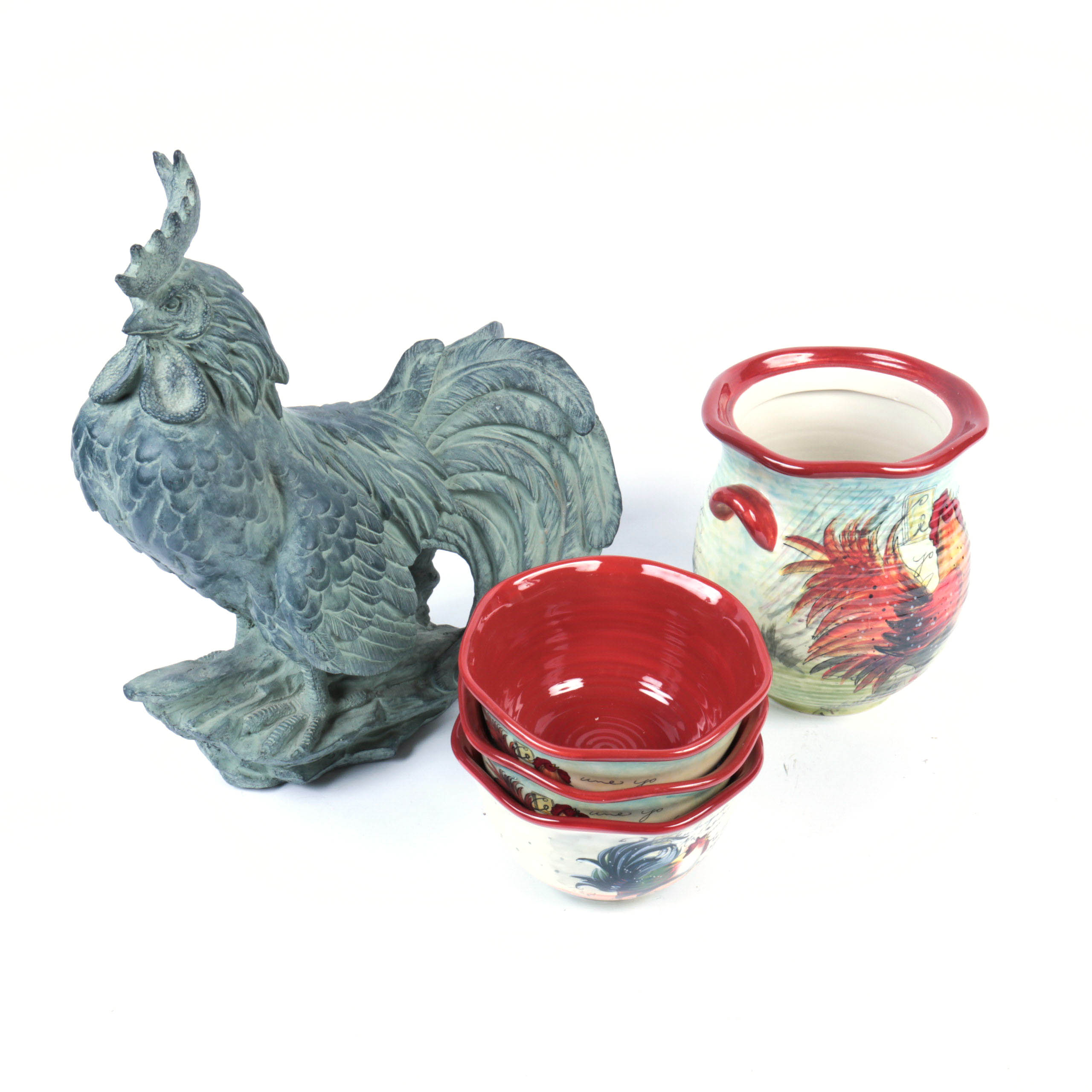 Collection of Rooster Themed Kitchen Decor