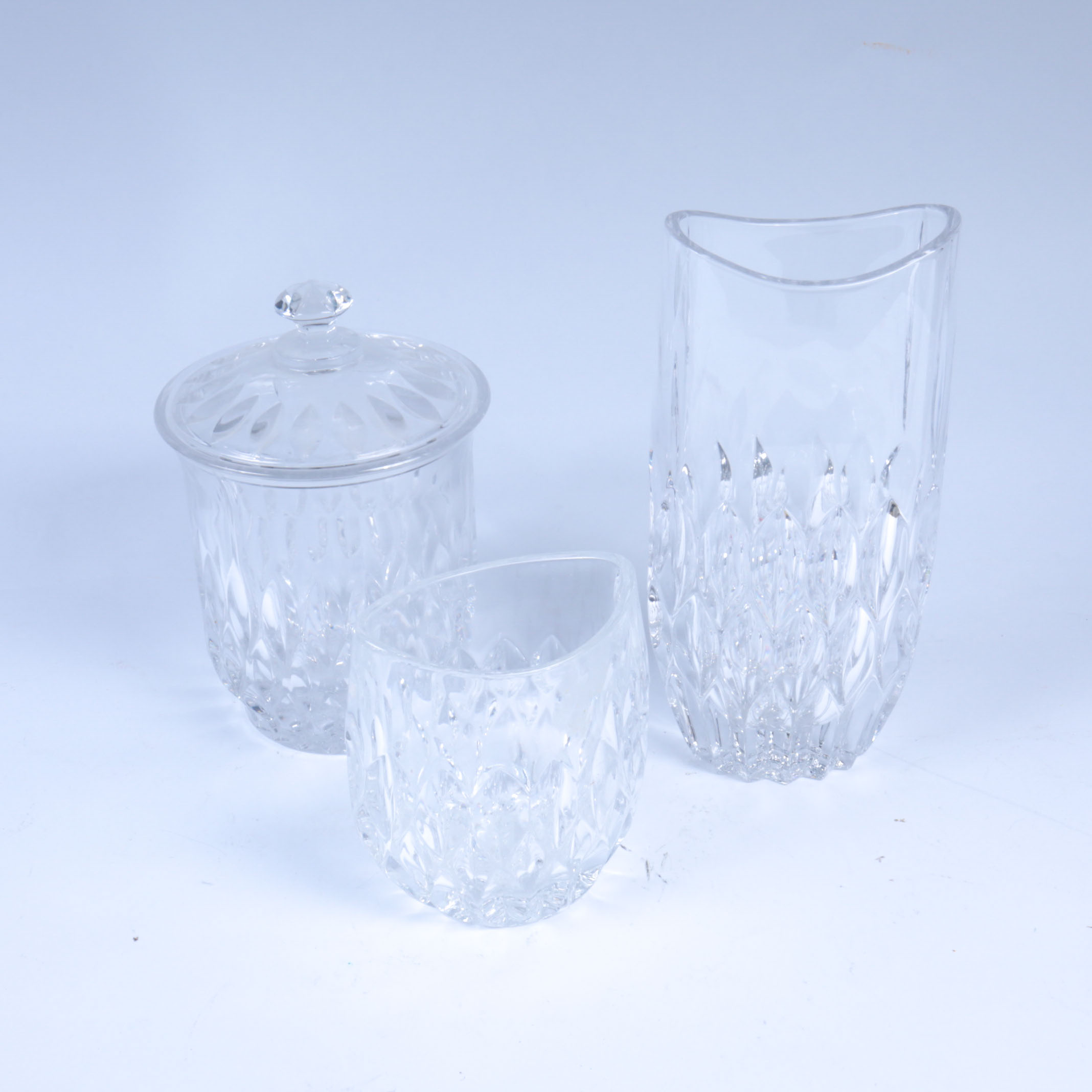 Trio of Glass Vessels