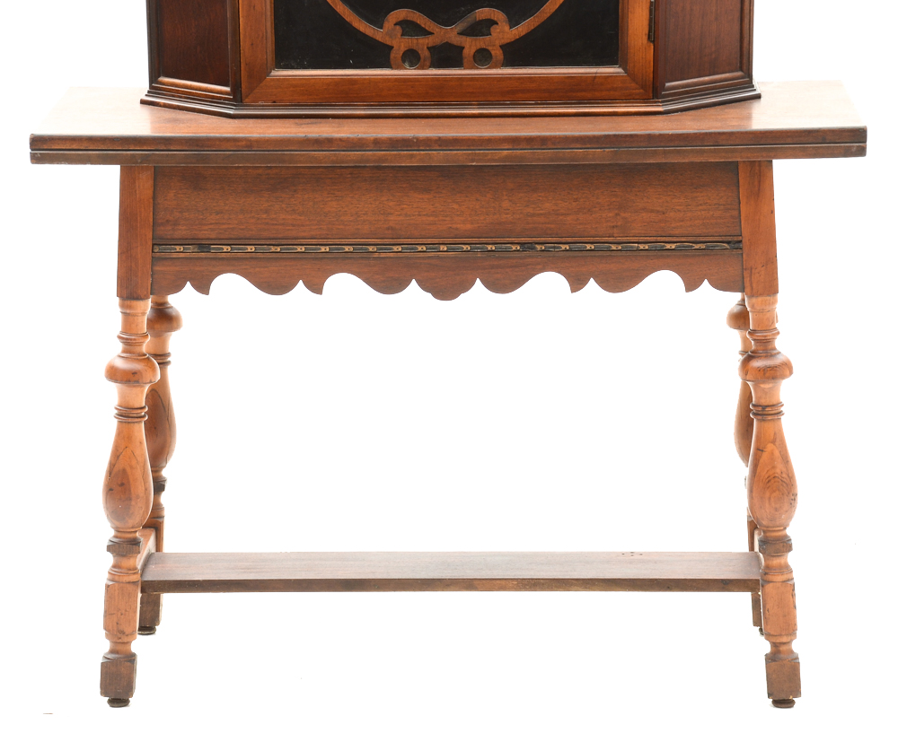 Jacobean Revival Cabinet-on-Table