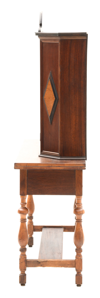 Jacobean Revival Cabinet-on-Table