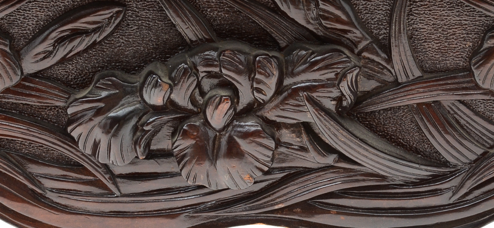 Ornate Carved Partner Desk