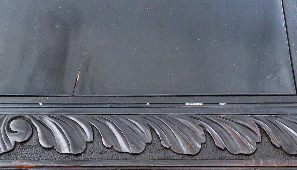 Ornate Carved Partner Desk