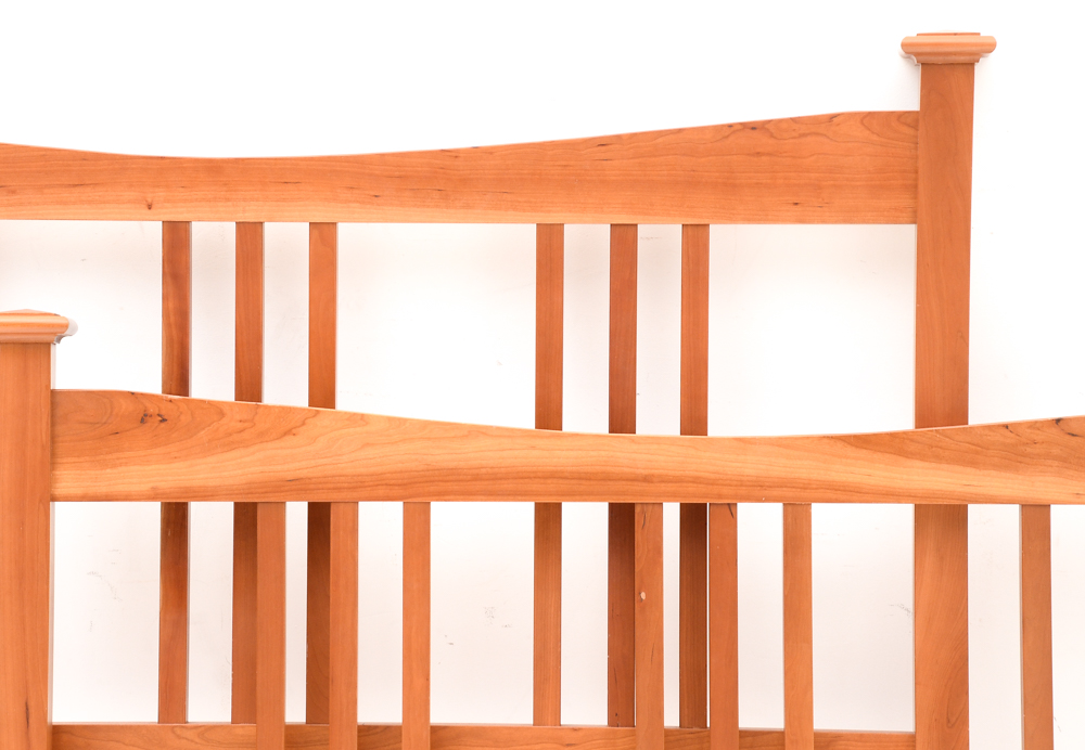 Vernon American Mission Queen Bed Frame