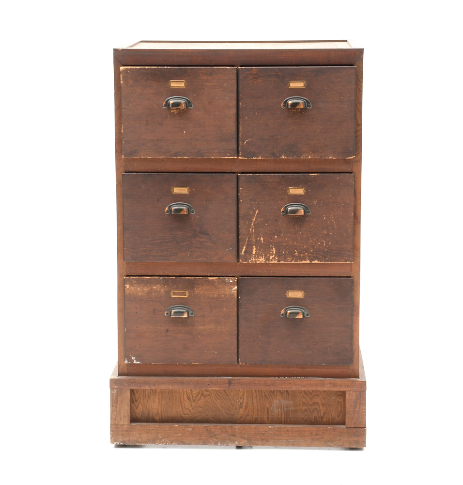 Six Drawer Filing Cabinet