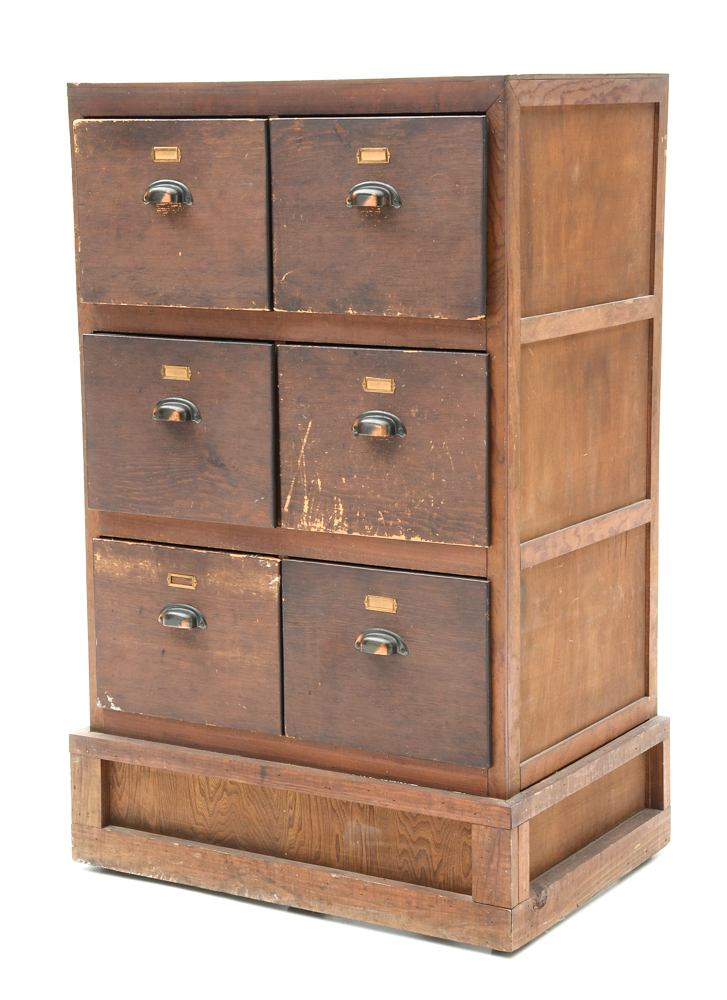 Six Drawer Filing Cabinet